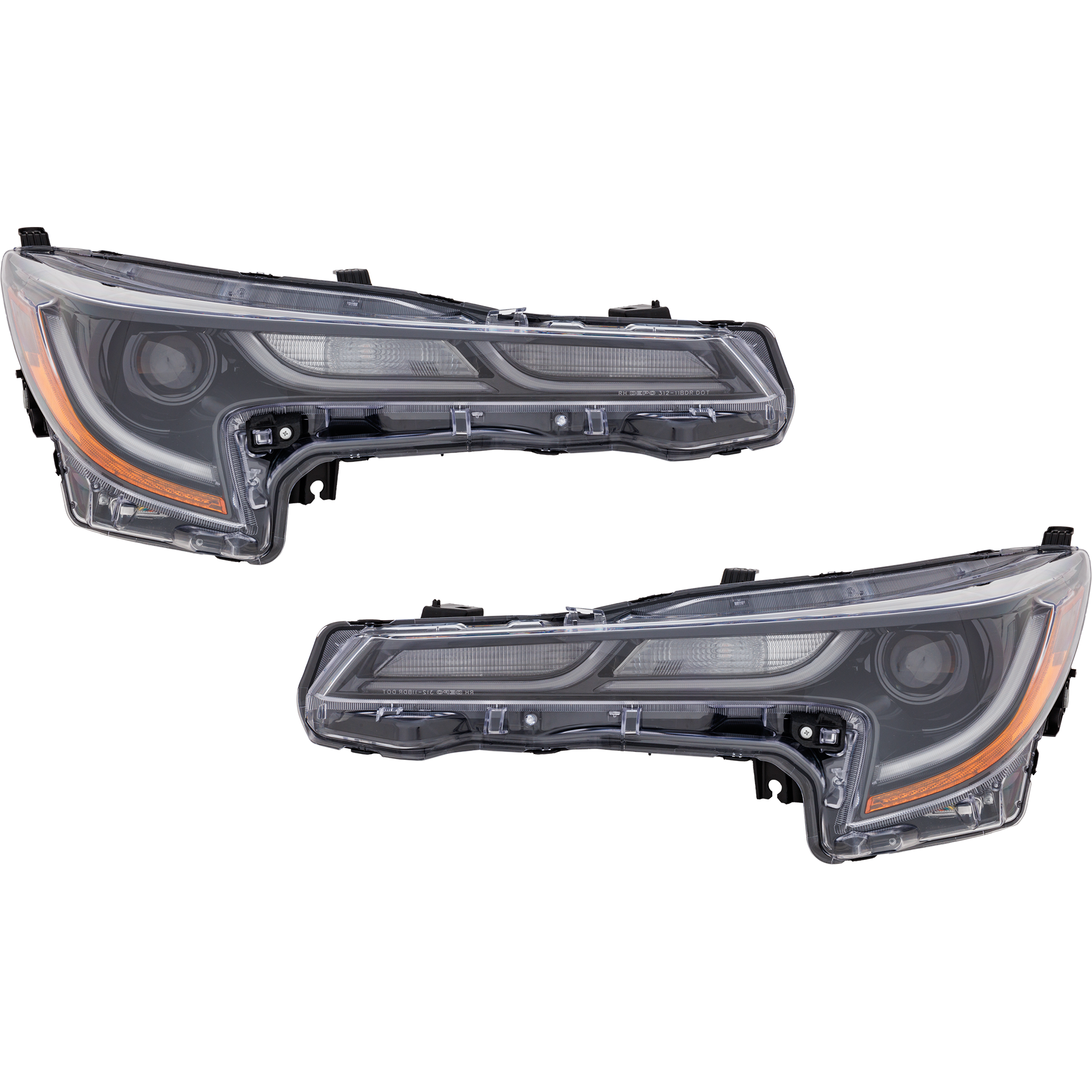 AM COROLLA 20-22 HEAD LAMP RH AND LH Assembly LED SE XSE w Apex Edition Sedan North America Built Vehicle CAPA SKU SET RT10010223AQ Partslink TO2503304C TO2502304C OEM 8111002P50-8115002P50