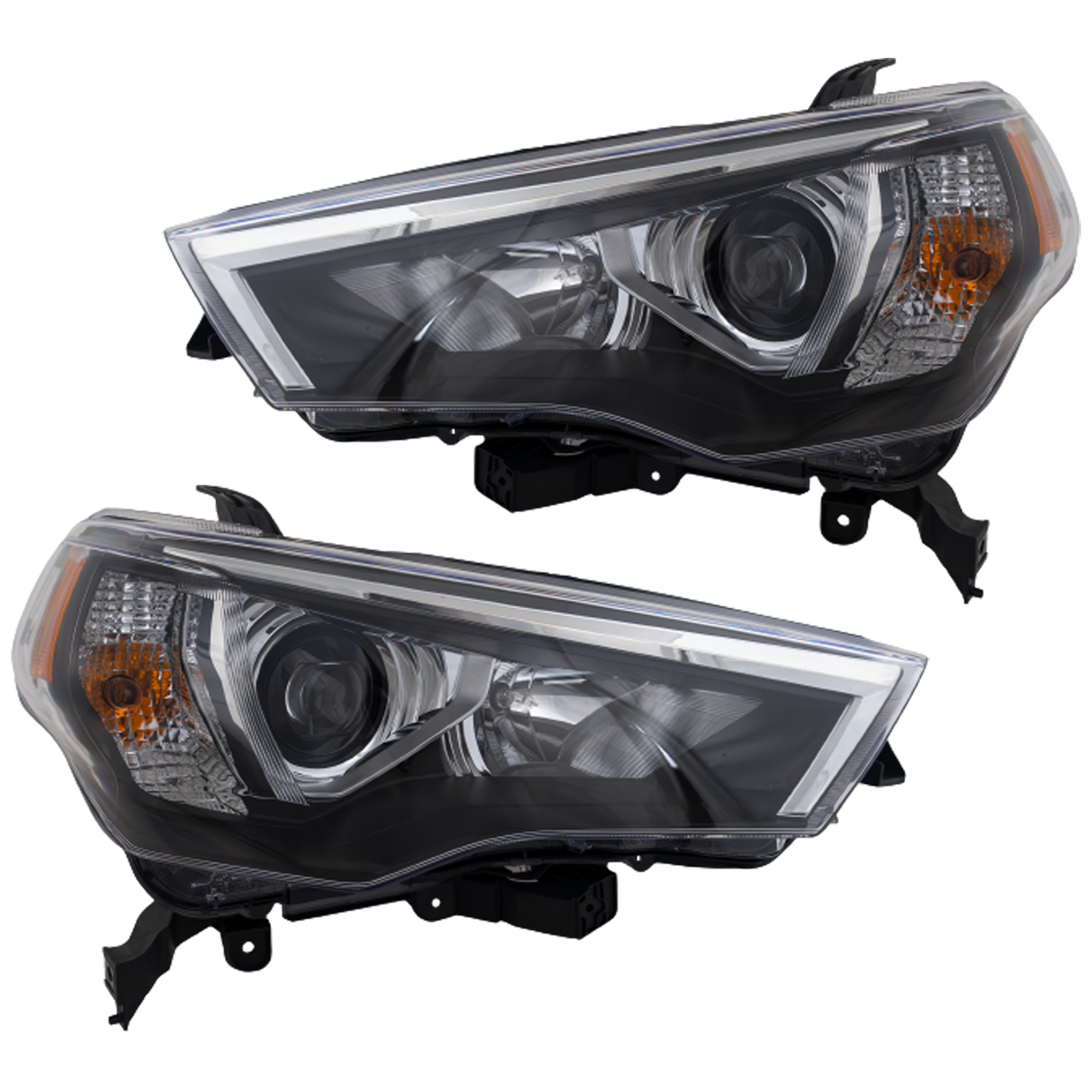 AM 4RUNNER 21-24 HEAD LAMP RH AND LH Assembly LED w Auto Headlights SKU SET RT10010255A Partslink TO2502309 TO2503309 OEM 8107035610-8114035620