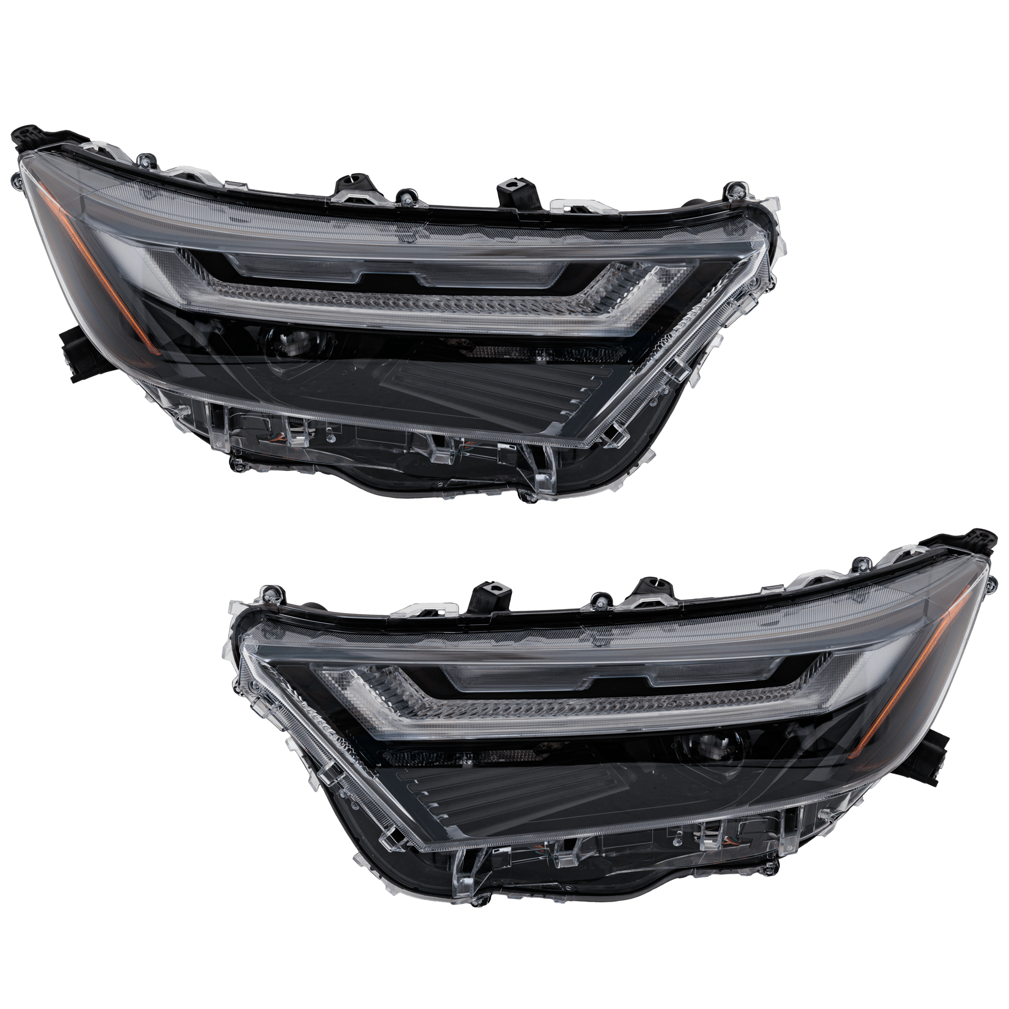 AM RAV4-22-25 RAV4 PRIME 22-24 HEAD LAMP RH AND LH Assembly LED w LED Signal Light North America Built Vehicle SKU SET RT10010277A Partslink TO2502315 TO2503315 OEM 811100R360-811500R360
