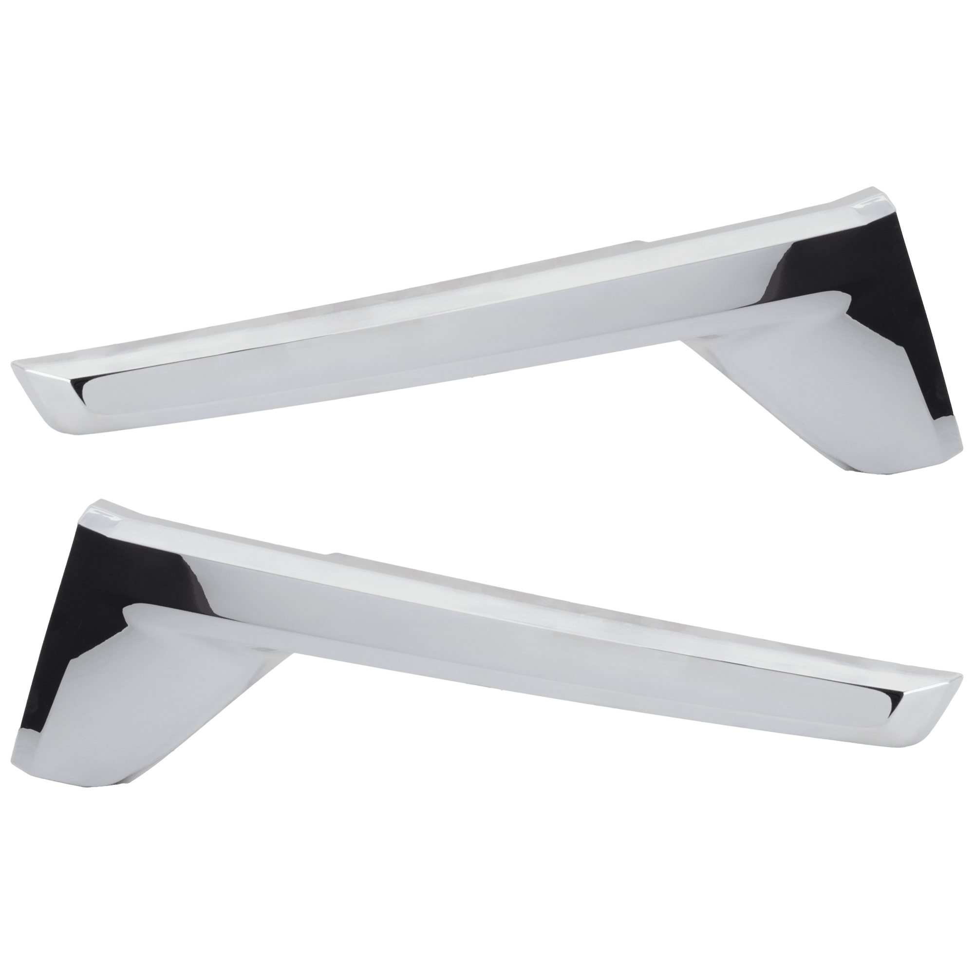 AM LAND CRUISER 16-21 HEAD LAMP MOLDING RH AND LH Silver w o Heritage Edition SKU SET RT10110001 Partslink TO1212115 TO1213115 OEM 5318160040-5318260040