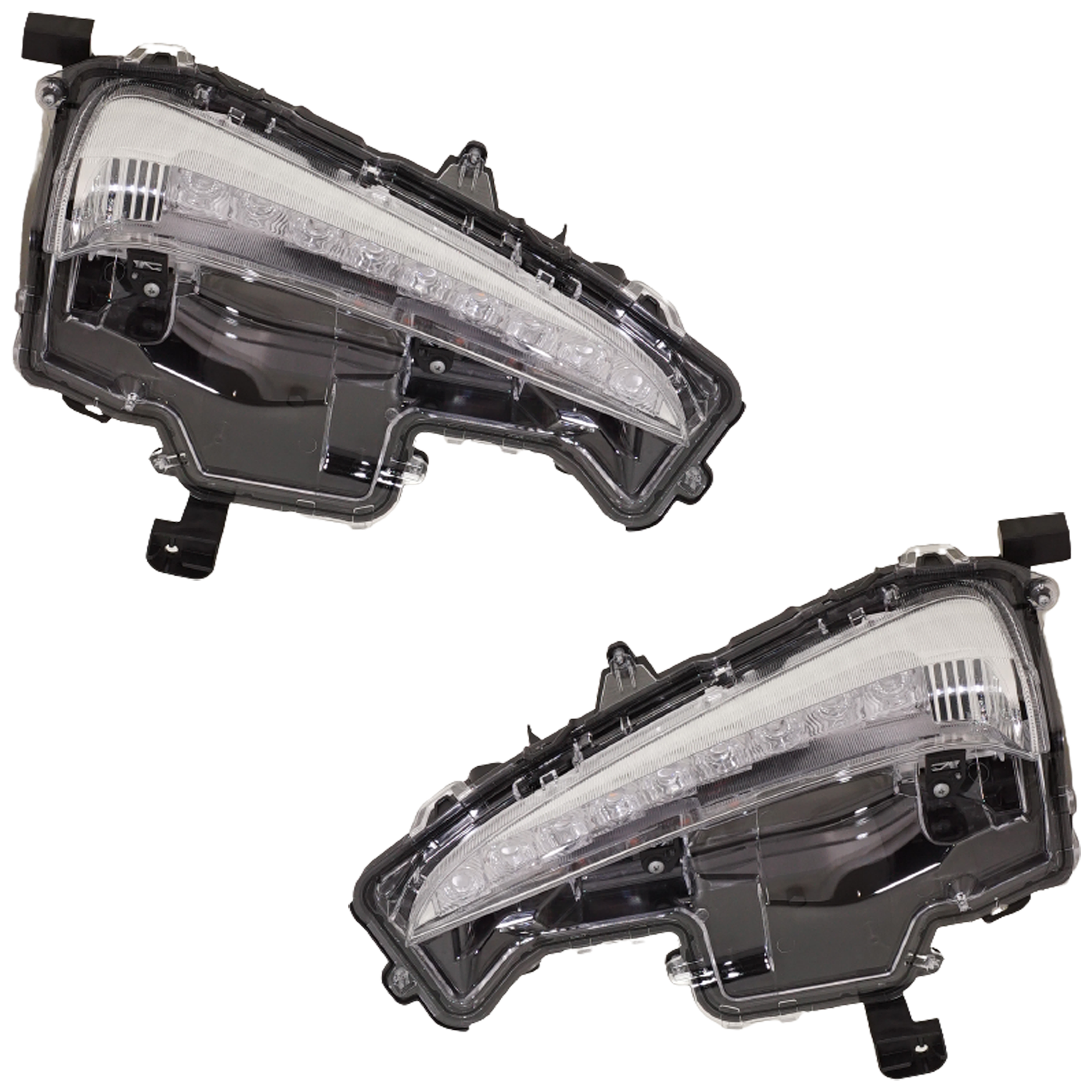 AM PRIUS PRIME 17-22 SIGNAL LAMP RH AND LH Assembly LED w o Fog Light CAPA SKU SET RT10690003Q Partslink TO2531155C TO2530155C OEM 8151047120-8152047120