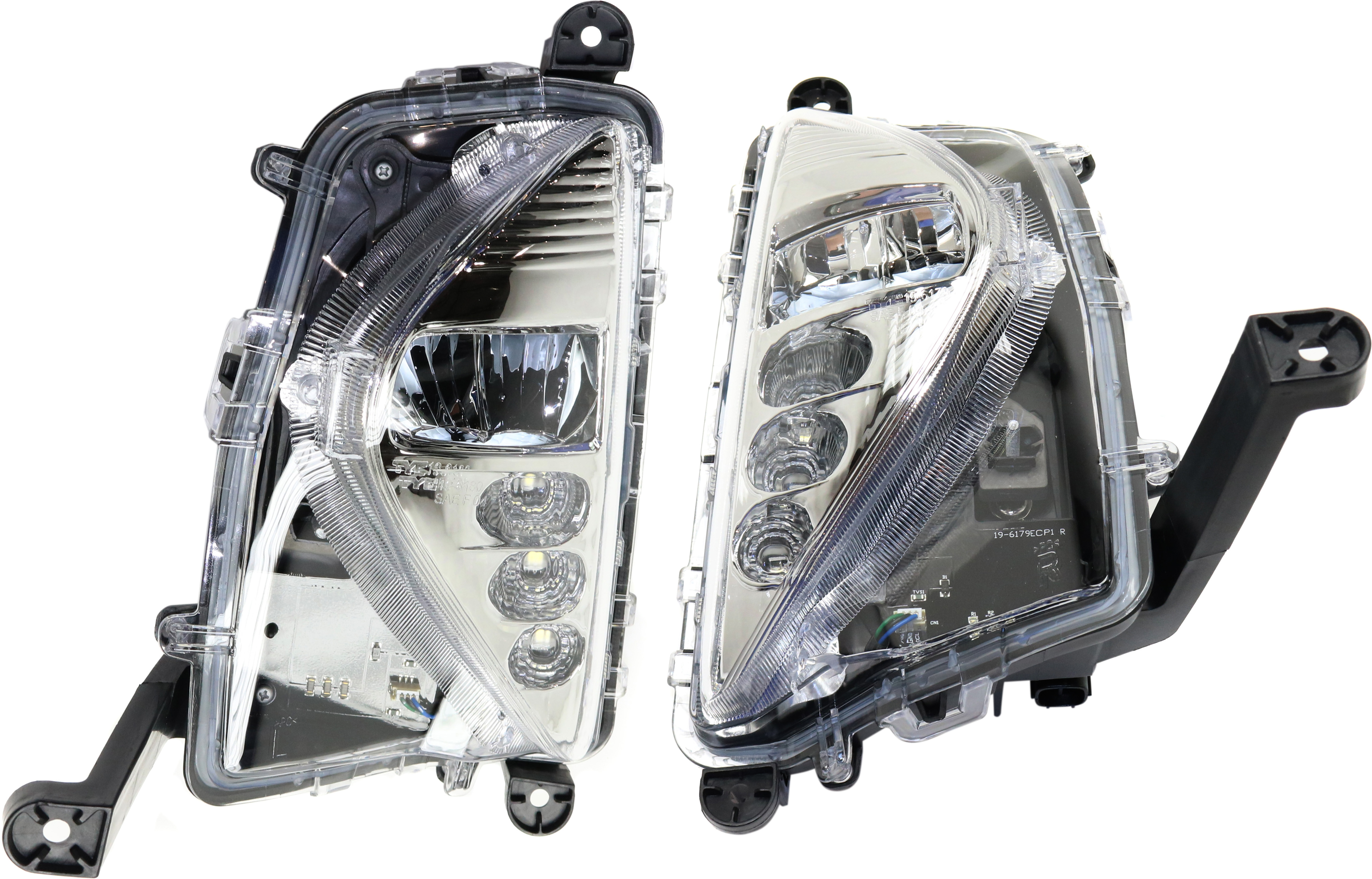 AM PRIUS 16-18 FRONT FOG LAMP RH AND LH Assembly Halogen SKU SET RT10750001 Partslink TO2593137 TO2592137 OEM 8121047030-8122047030