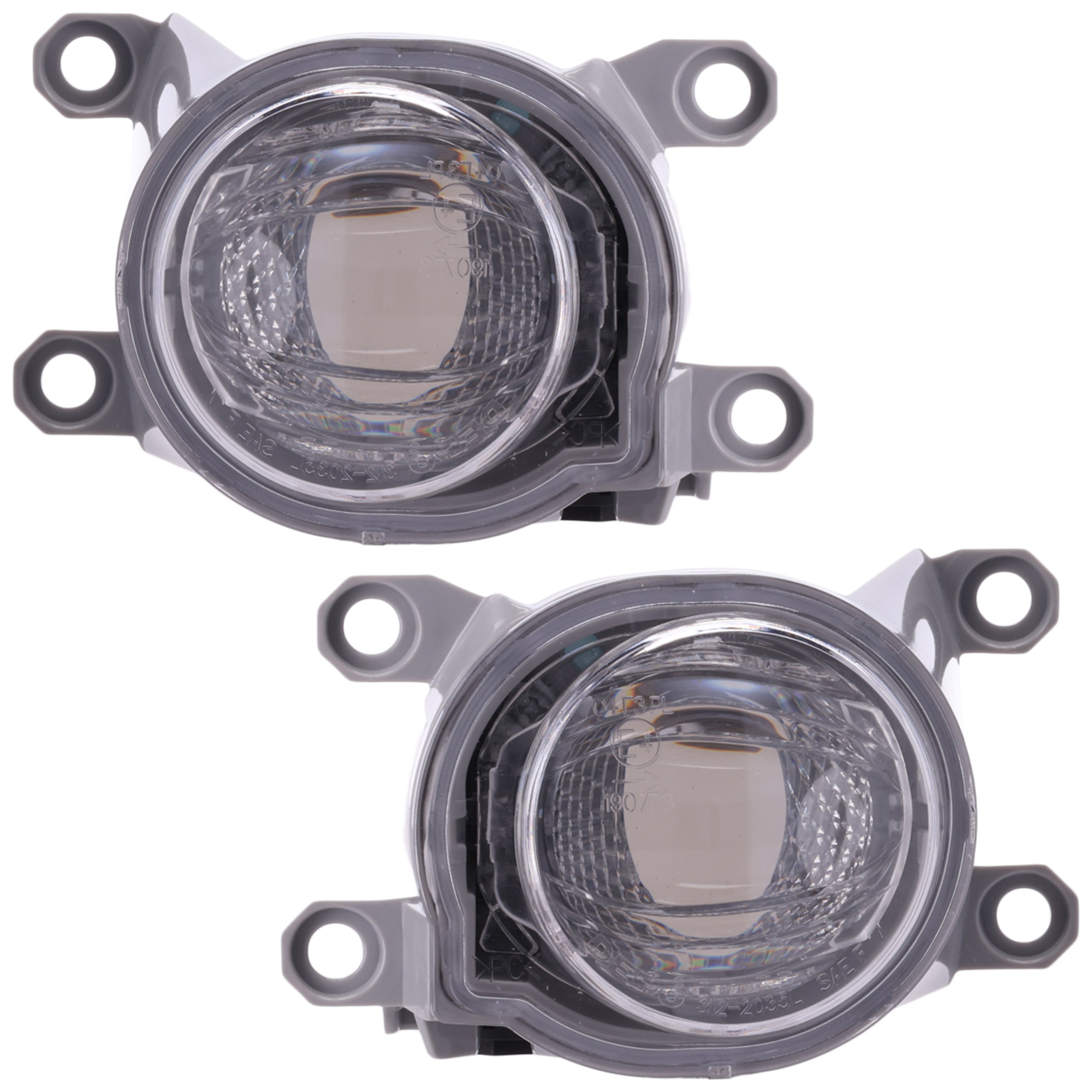 AM PRIUS 22-22 FRONT FOG LAMP RH AND LH Lens and Housing LED From 03-22 SKU SET RT10750027U Partslink TO2595110 TO2594110 OEM 8121152140-8122152120