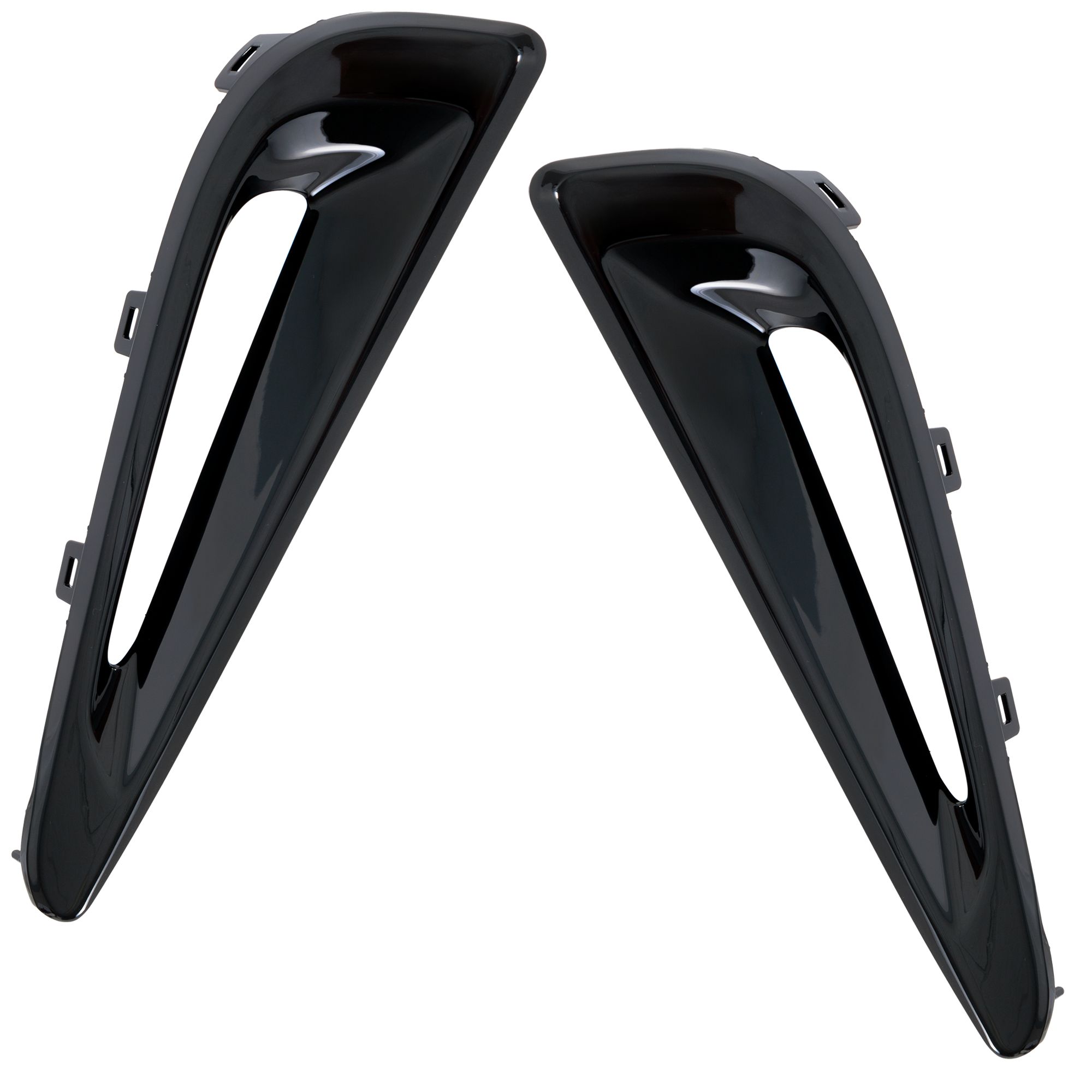 AM PRIUS 21-22 FOG LAMP COVER RH AND LH Gloss Black w Nightshade Edition SKU SET RT10770023 Partslink TO1038261 TO1039261 OEM 5271247080-5271347080