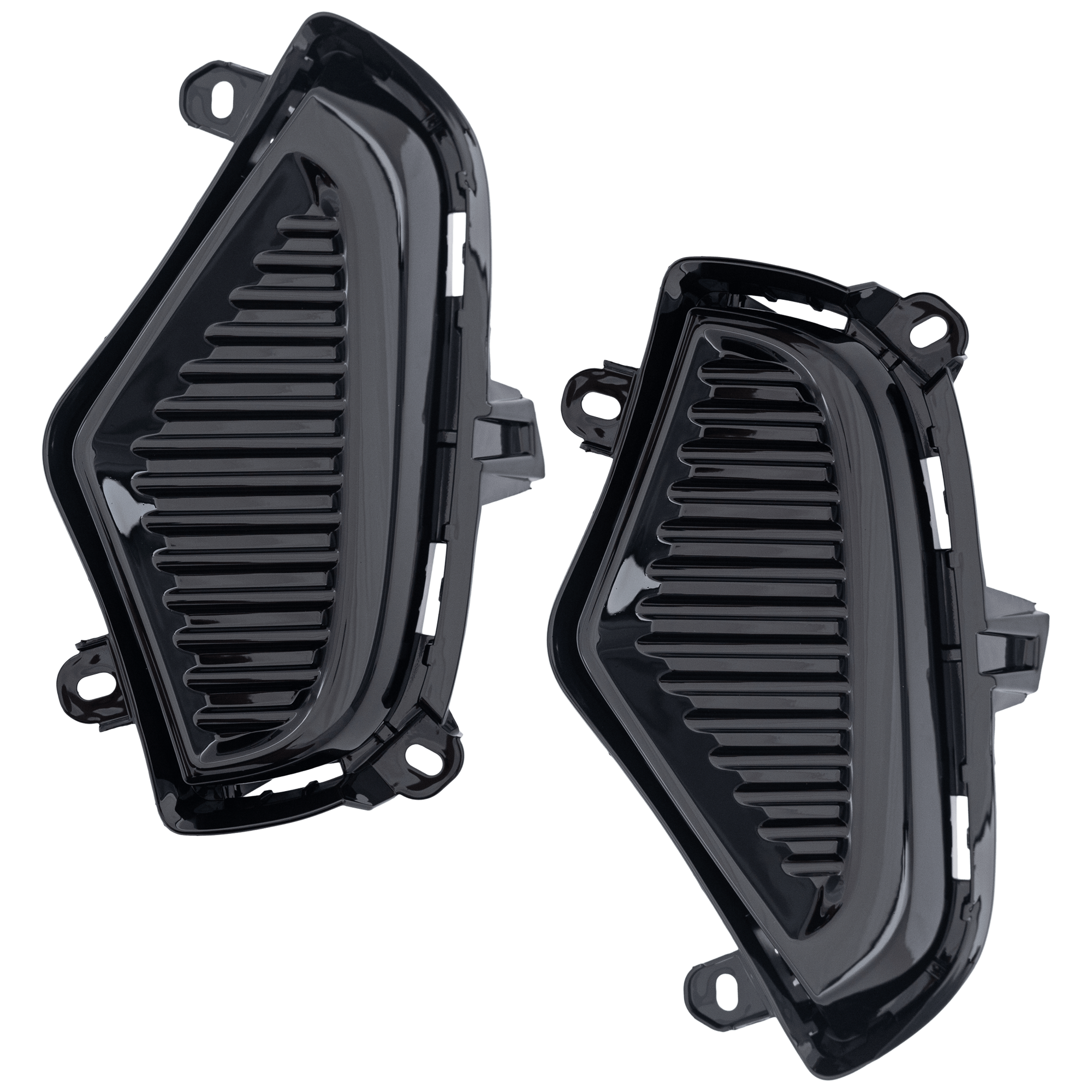AM RAV4-22-25 RAV4 PRIME 21-25 FOG LAMP COVER RH AND LH Gloss Black SE Model SKU SET RT10770025 Partslink TO1038266 TO1039266 OEM 521270R280-521280R280