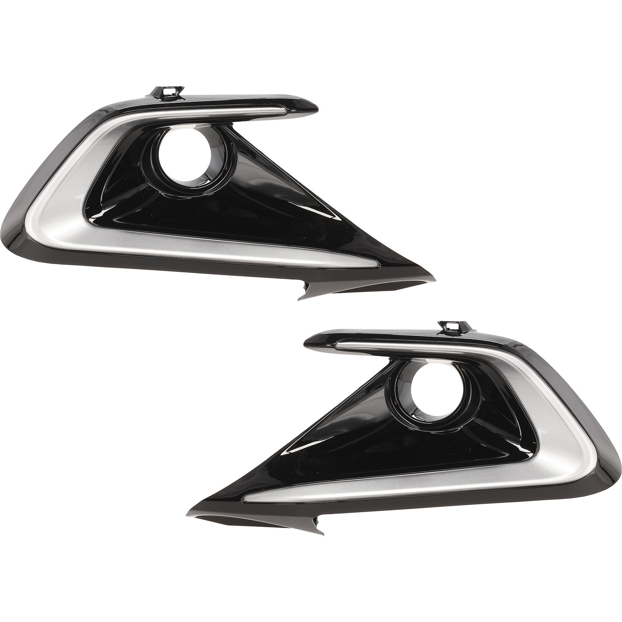 AM COROLLA 23-25 FOG LAMP MOLDING RH AND LH Black Hatchback SKU SET RT10810047 Partslink TO1038276 TO1039276 OEM 5203012190-5204012210