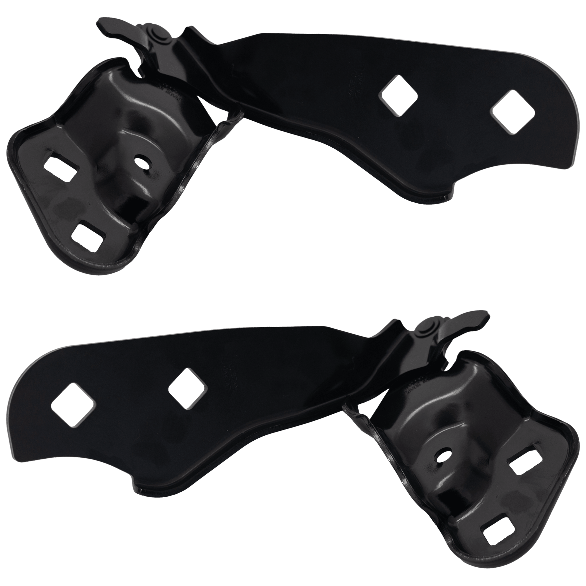 AM MODEL 3-17-23 HOOD HINGE RH AND LH Black SKU SET RT13030019 Partslink TA1236100 TA1236101 OEM 109879200D 109879300D