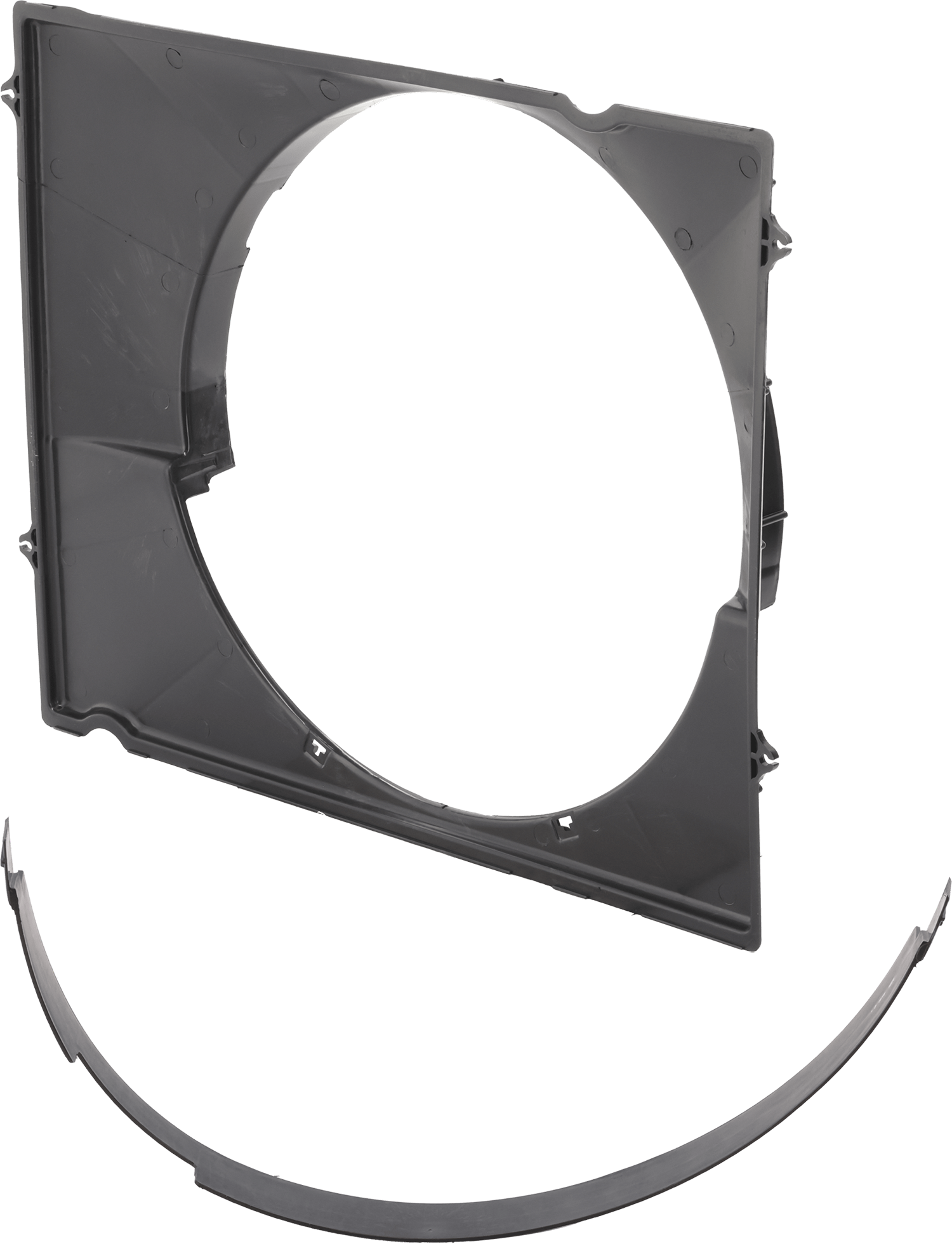 AM TUNDRA 03-06 RADIATOR FAN SHROUD 8 Cyl Upper and Lower 8 Cyl SKU SET RT16030008 Partslink TO3110139 TO3110143 OEM 167110F040-167120F030