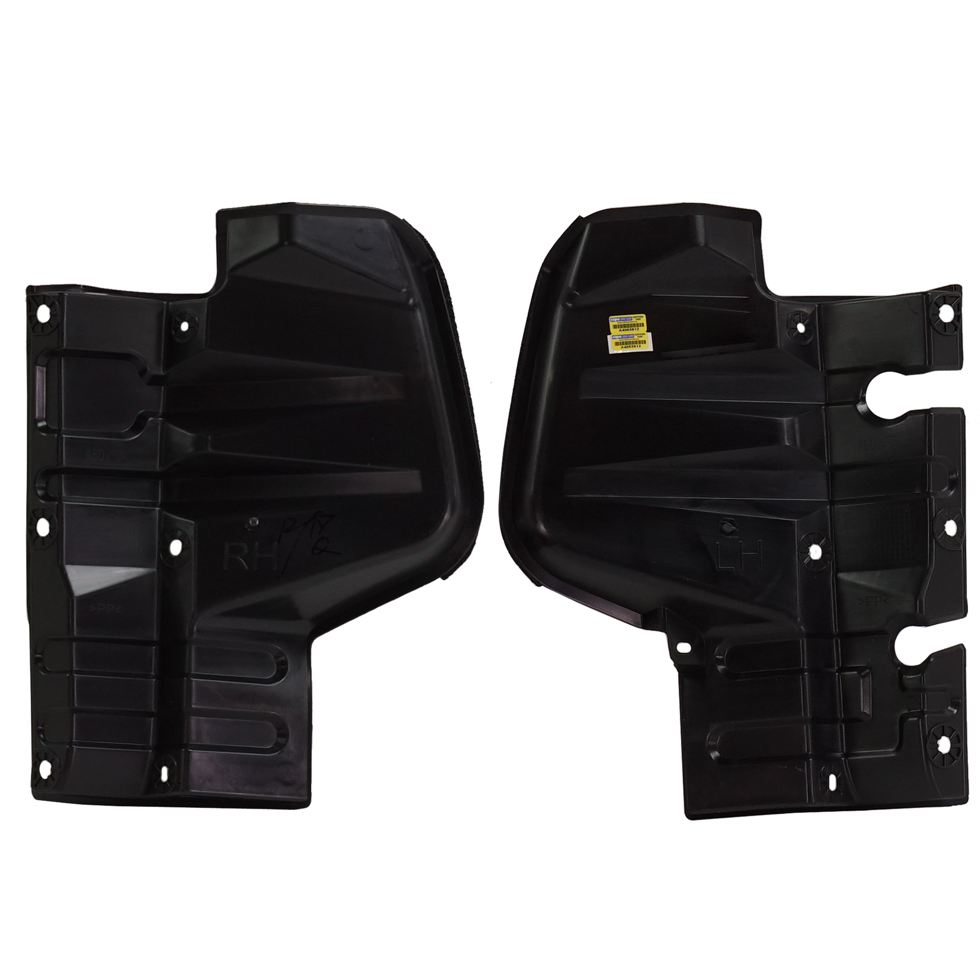 AM TUNDRA 18-21 RADIATOR SUPPORT AIR INTAKE DUCT RH AND LH 18-18 w o Towing Package CAPA SKU SET RT16330003Q Partslink TO1218137C TO1218136C OEM 532930C060-532940C040