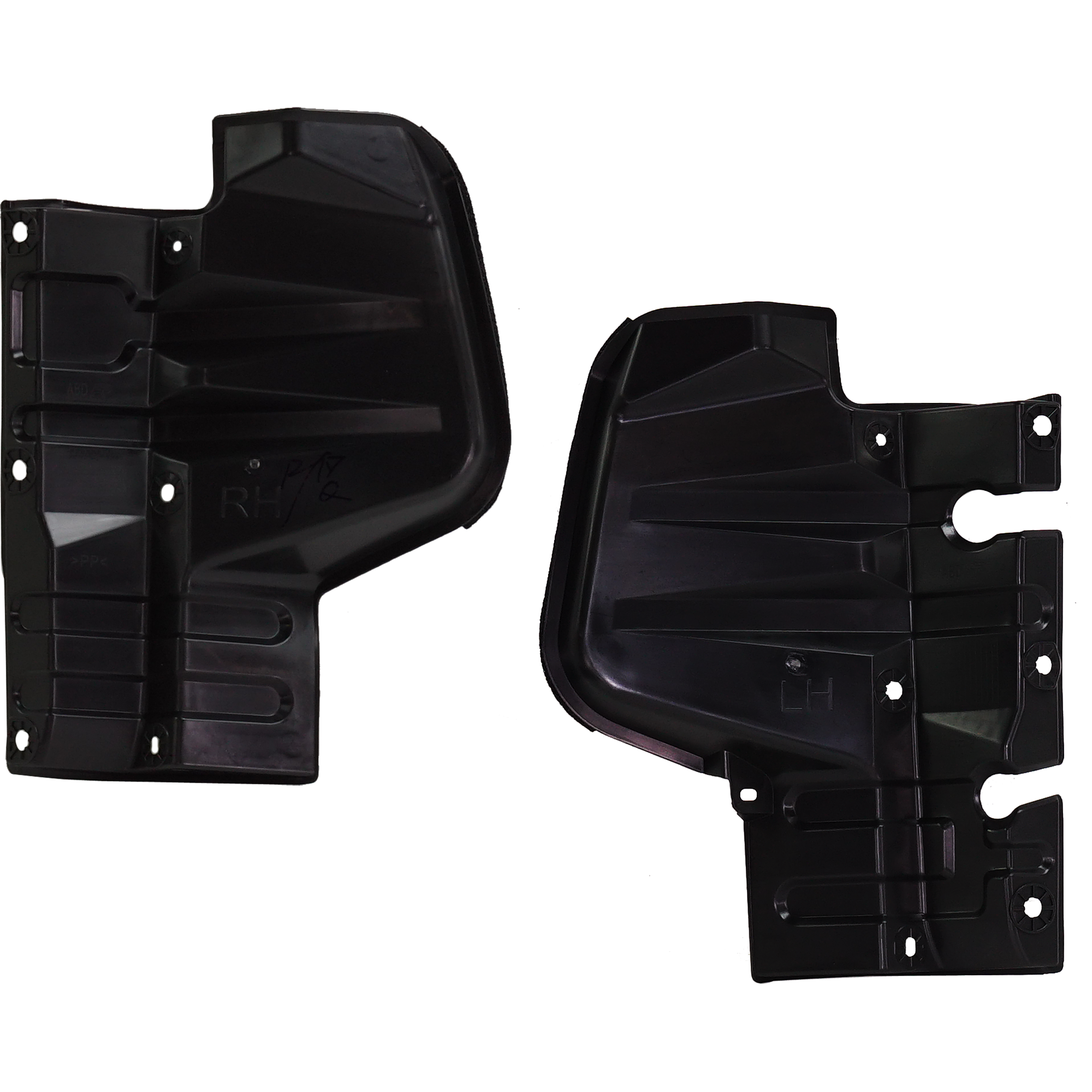 AM TUNDRA 18-21 RADIATOR SUPPORT AIR INTAKE DUCT RH AND LH 18-18 w o Towing Package SKU SET RT16330003 Partslink TO1218137 TO1218136 OEM 532930C060-532940C040