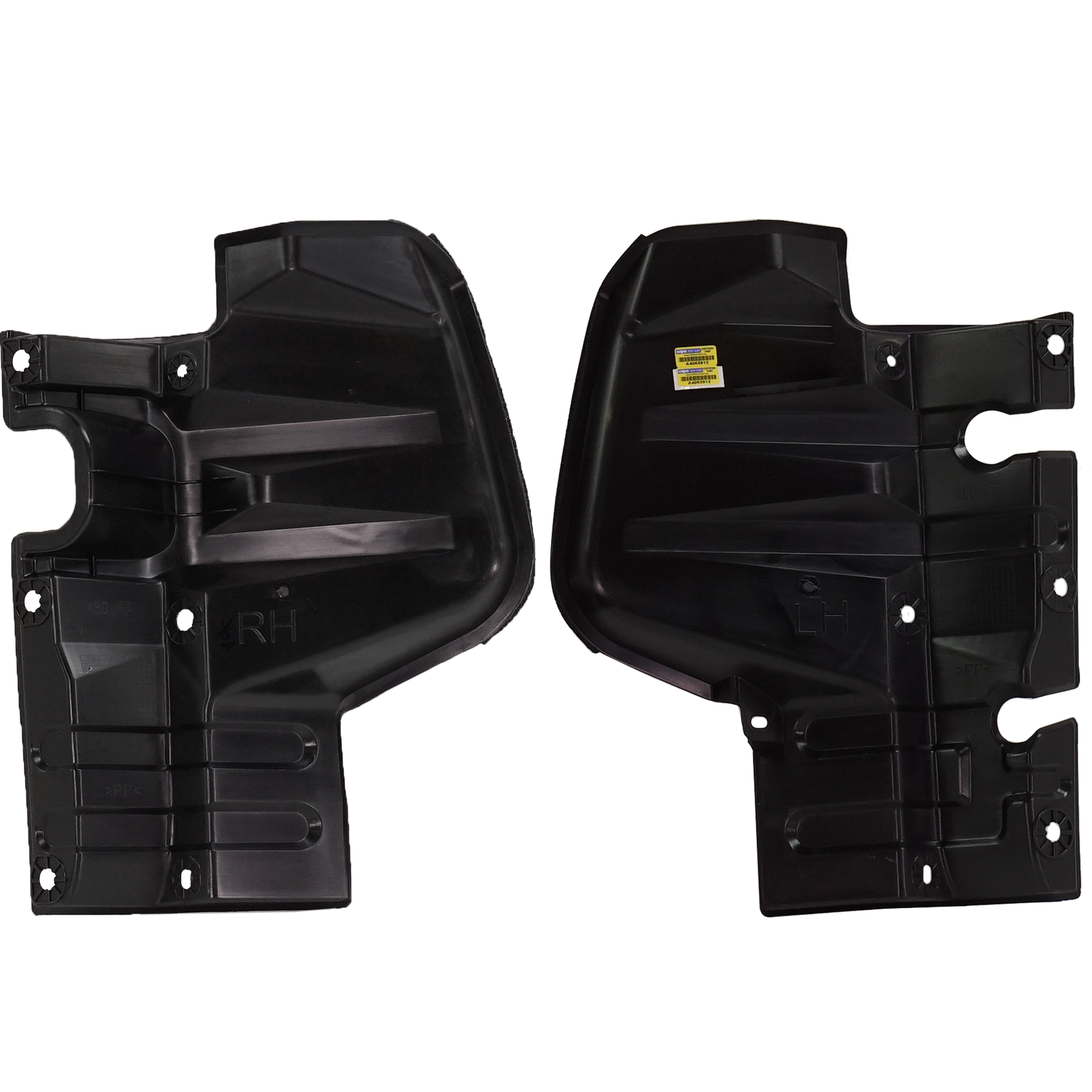 AM TUNDRA 18-18 RADIATOR SUPPORT AIR INTAKE DUCT RH AND LH w Towing Package CAPA SKU SET RT16330006Q Partslink TO1218139C TO1218136C OEM 532930C070-532940C040