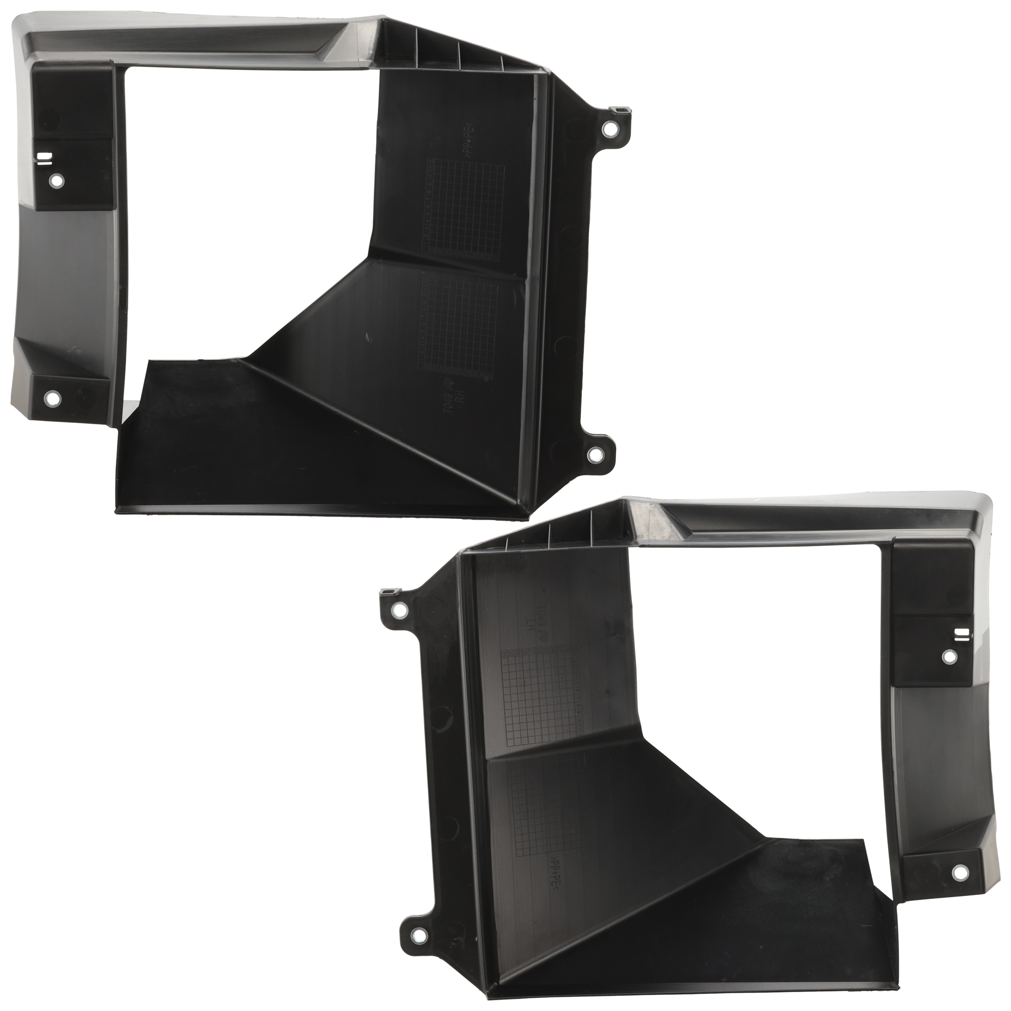 AM TUNDRA 22-23 RADIATOR SUPPORT AIR INTAKE DUCT RH AND LH SKU SET RT16330007 Partslink TO1038255 TO1039255 OEM 165C1F4010-165D1F4010