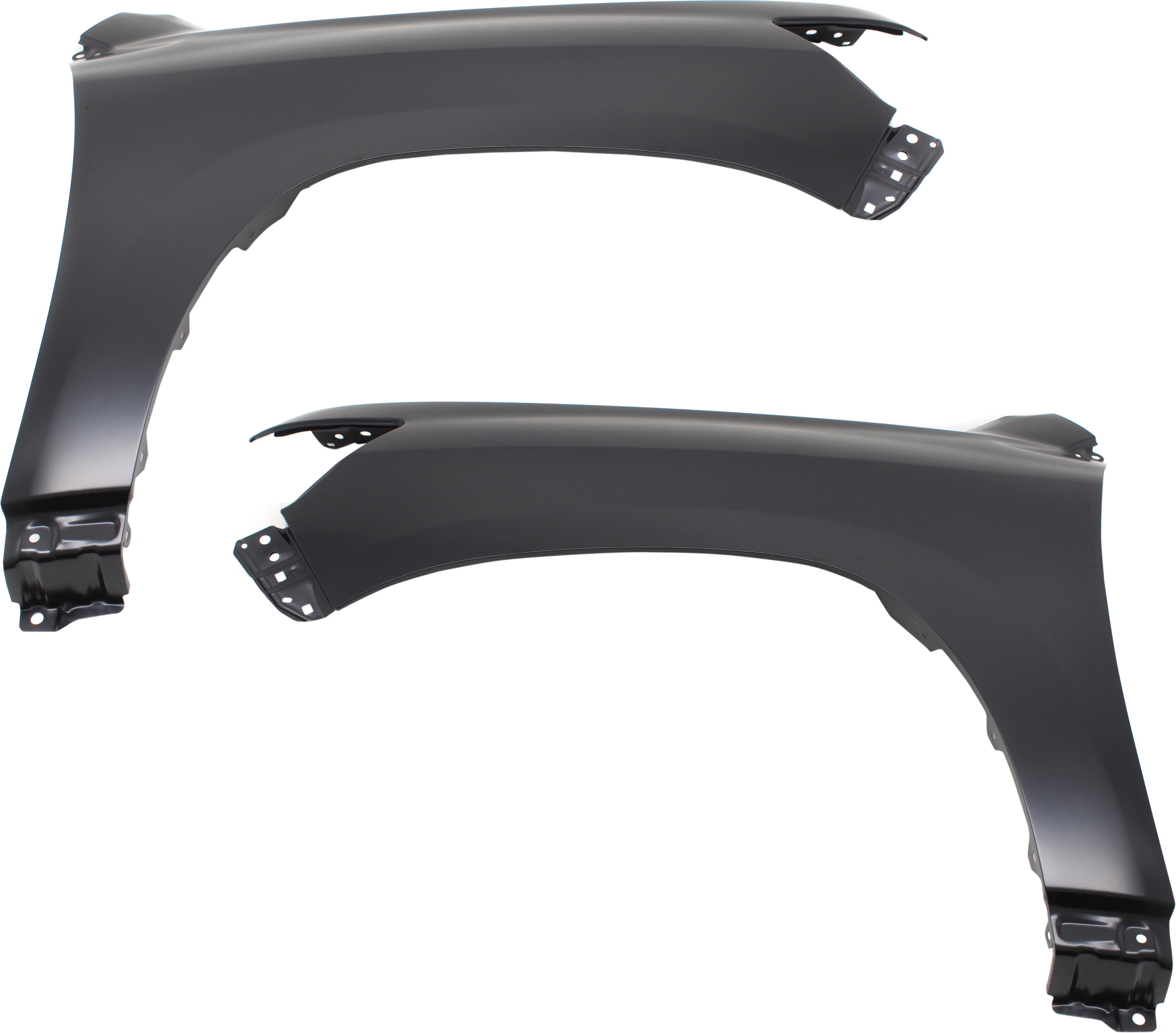 AM LAND CRUISER 16-21 FRONT FENDER RH AND LH Primed Steel SKU SET RT22010005 Partslink TO1241264 TO1240264 OEM 5380160D50-5380260D60