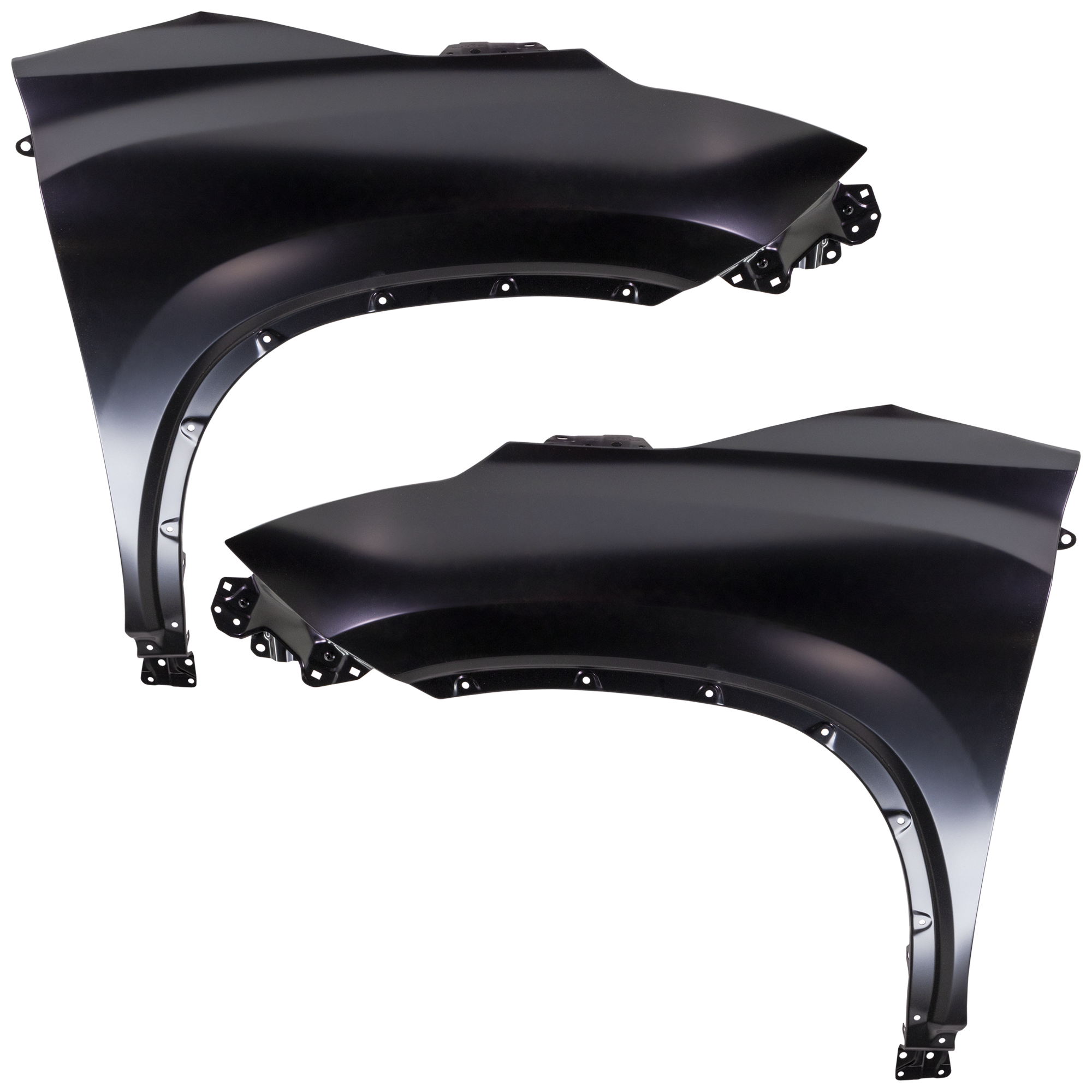 AM HIGHLANDER 20-23 FRONT FENDER RH AND LH Aluminum CAPA SKU SET RT22010023Q Partslink TO1241277C TO1240277C OEM 538010E160-538020E160