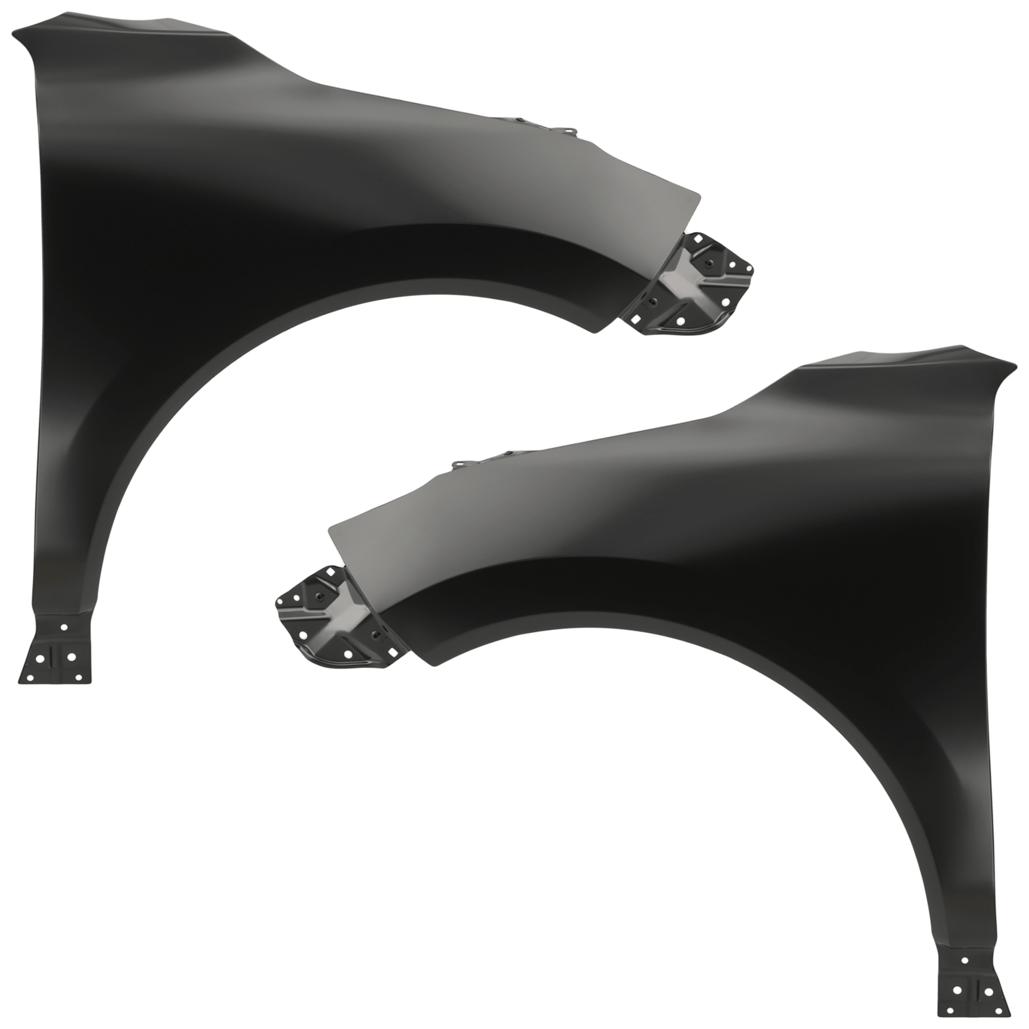 AM VENZA 21-24 FRONT FENDER RH AND LH Primed Aluminum CAPA SKU SET RT22010031Q Partslink TO1241281C TO1240281C OEM 5380148140-5380248160