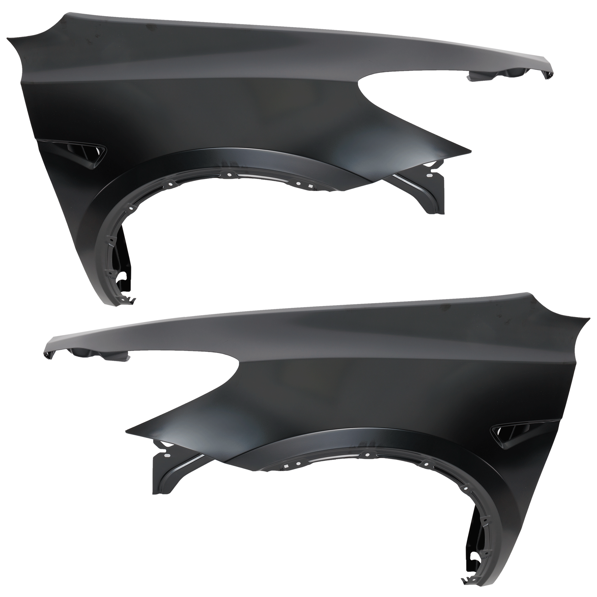 AM MODEL Y 20-23 FRONT FENDER RH AND LH Assembly Primed Steel SKU SET RT22010035 Partslink TA1240101 TA1241101 OEM 1493451E0A 1493451E0B 1493452E