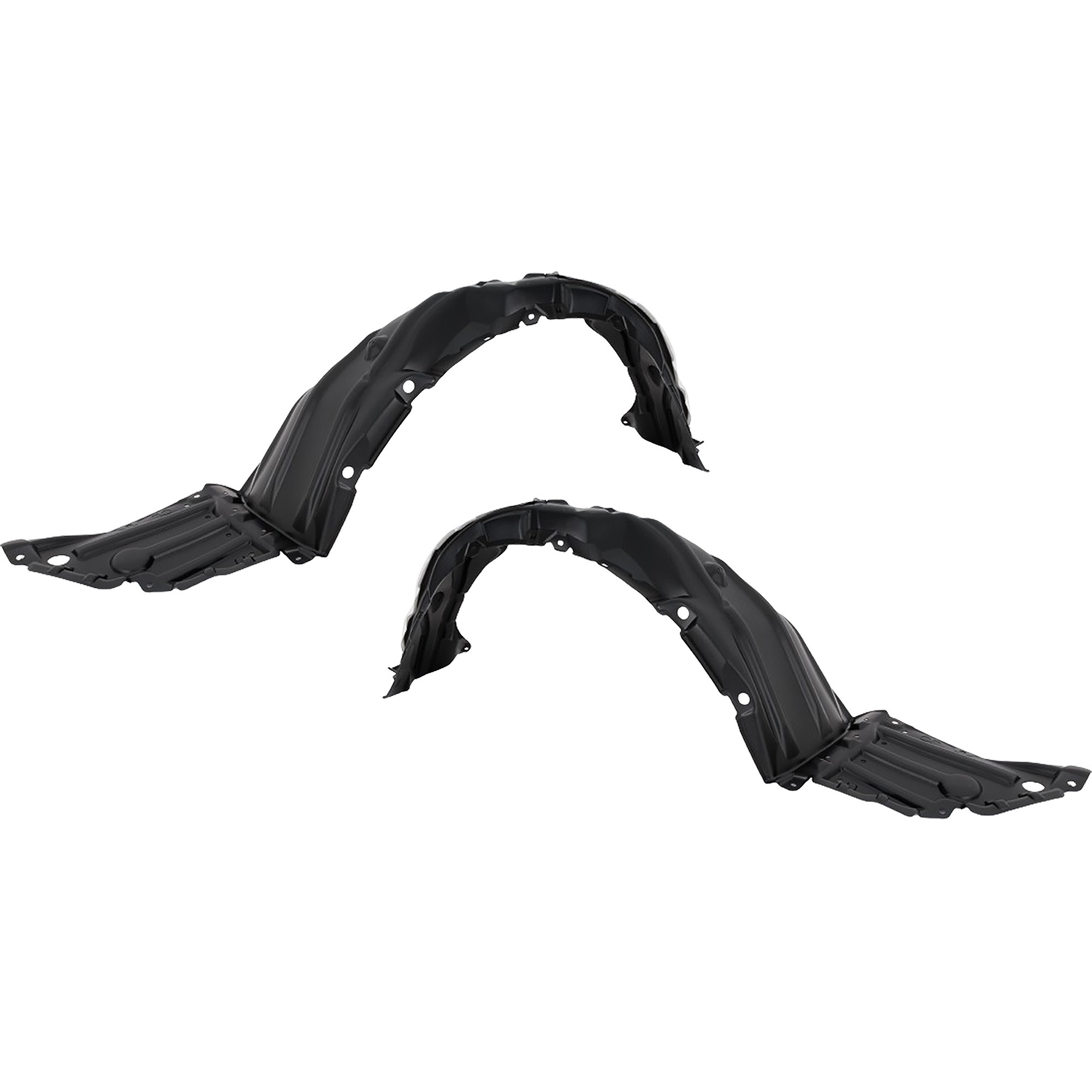 AM COROLLA 19-23 FRONT FENDER LINER RH AND LH Plastic Vacuum Form 15 Inch Wheels 16 Inch Wheels Hatchback CAPA SKU SET RT22210043Q Partslink TO1249231C TO1248231C OEM 5380512090-5380612090