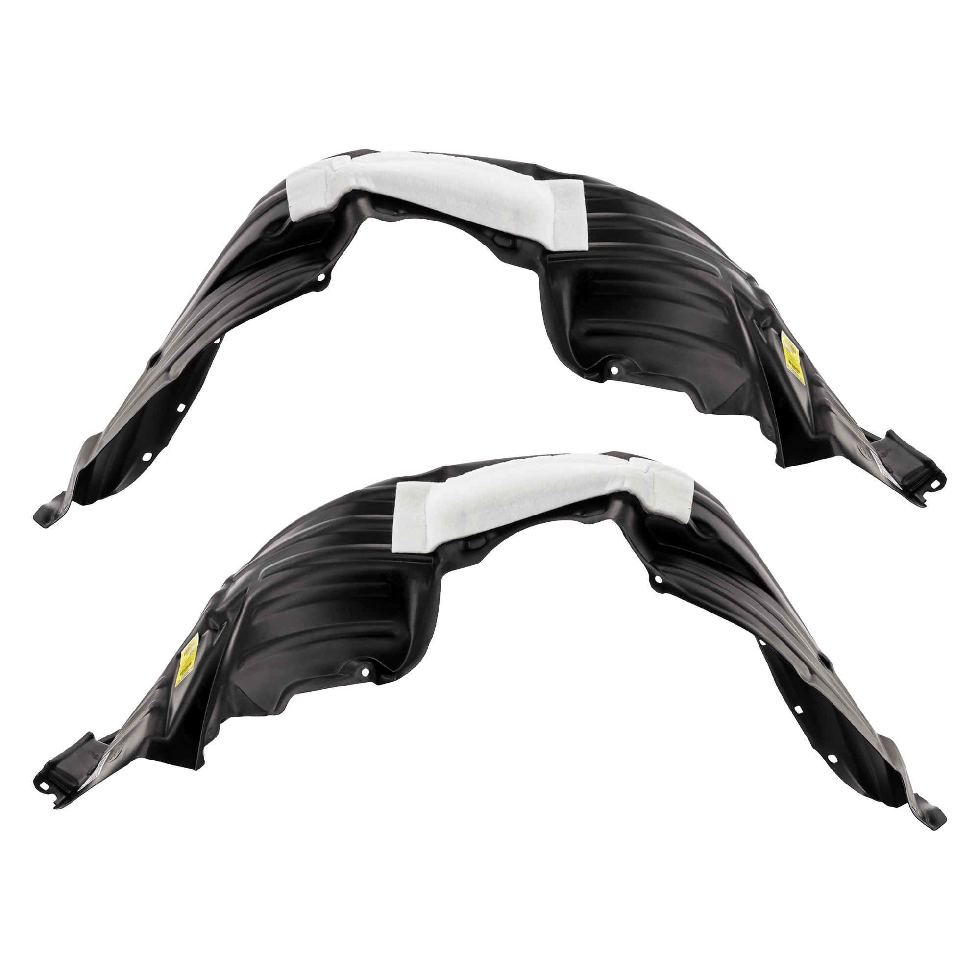 AM SIENNA 18-20 FRONT FENDER LINER RH AND LH Plastic Vacuum Form CAPA SKU SET RT22210045Q Partslink TO1248230C TO1249230C OEM 5380508050-5380608050