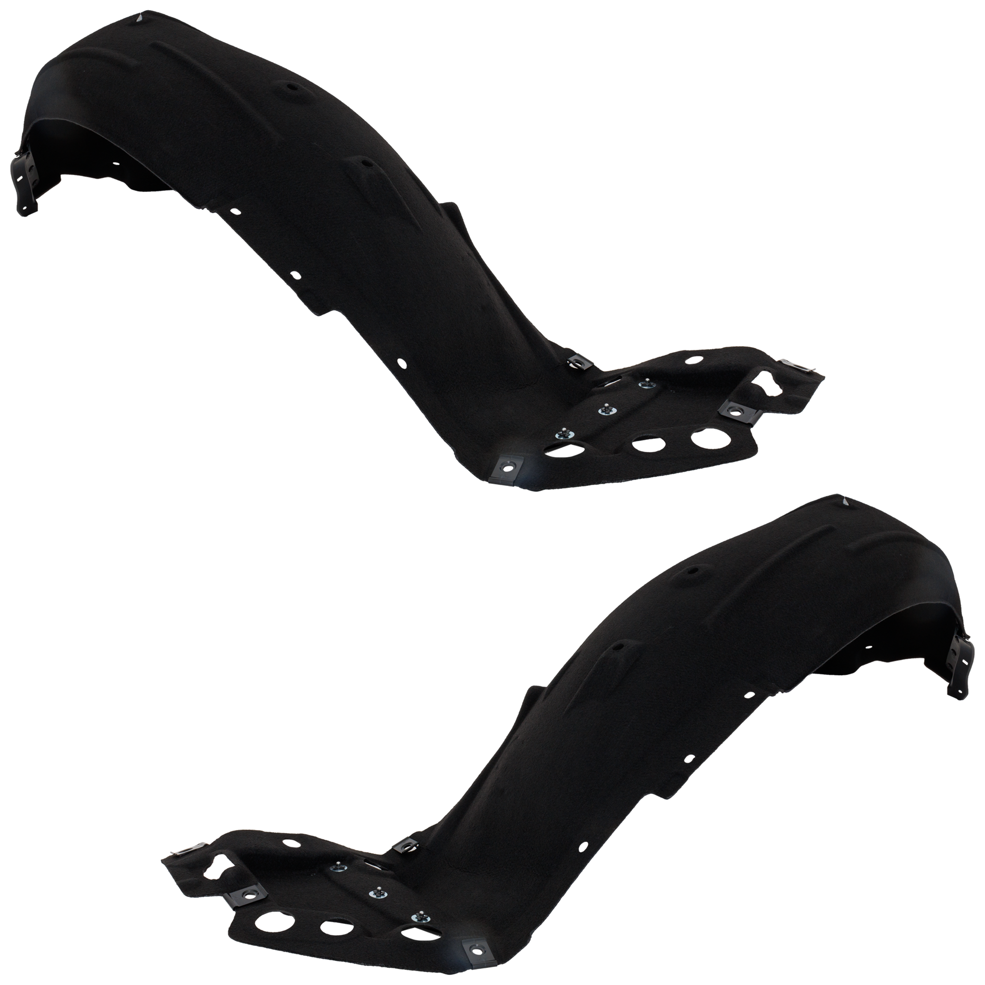 AM C HR 18-22 FRONT FENDER LINER RH AND LH Assembly Japan Built Vehicle From 07-18 CAPA SKU SET RT22210075Q Partslink TO1249238C TO1248238C OEM 5387510080-5387610080