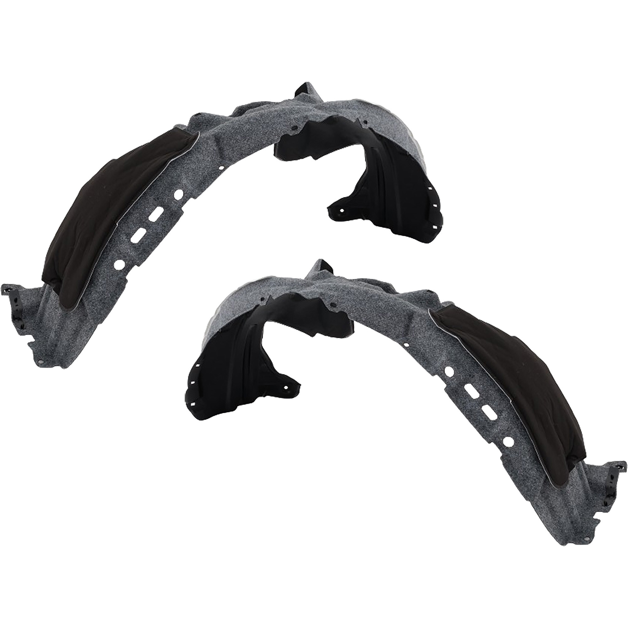 AM VENZA 21-24 FRONT FENDER LINER RH AND LH Heated Form CAPA SKU SET RT22210077Q Partslink TO1248250C TO1249250C OEM 5387548190-5387648190