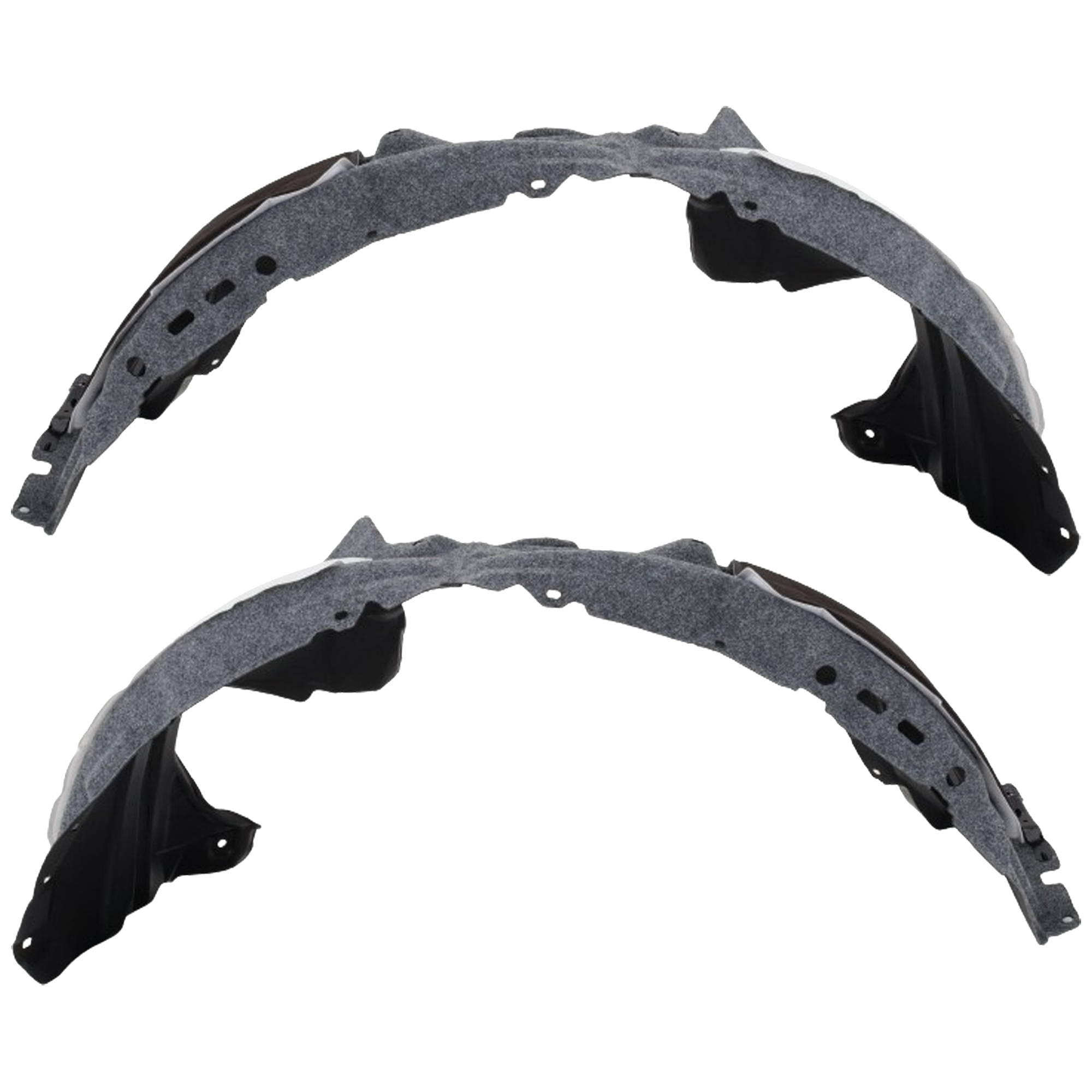 AM VENZA 21-24 FRONT FENDER LINER RH AND LH Polyethylene SKU SET RT22210077 Partslink TO1248250 TO1249250 OEM 5387548190-5387648190