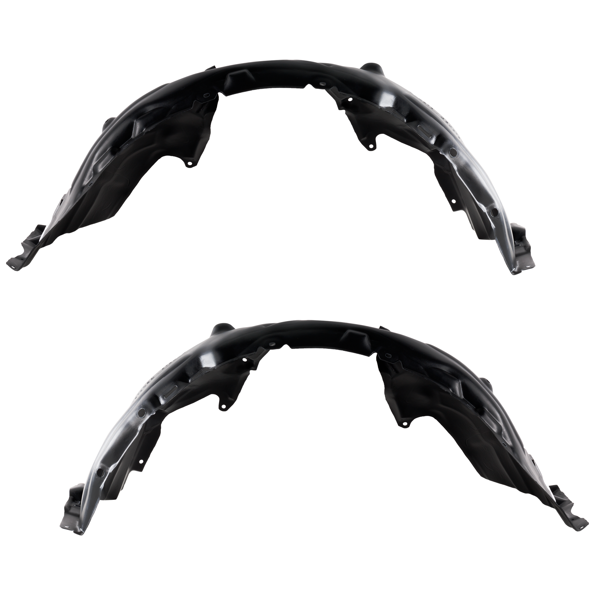 AM CAMRY 18-24 FRONT FENDER LINER RH AND LH SE TRD XSE North America Built Vehicle Hybrid SE XSE Models SKU SET RT22210089 Partslink TO1248228 TO1249228 OEM 5380506261-5380606271