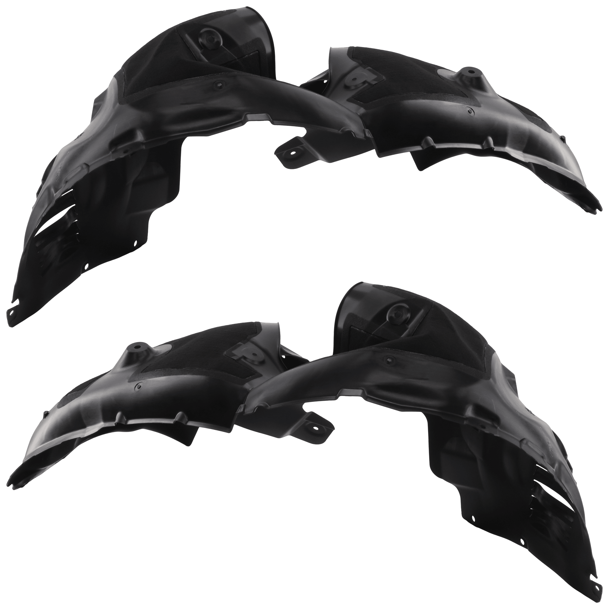 AM MODEL Y 20-23 FRONT FENDER LINER RH AND LH Polyethylene Injection Form SKU SET RT22210093 Partslink TA1248101 TA1249101 OEM 149261300C 149261300A 17443610