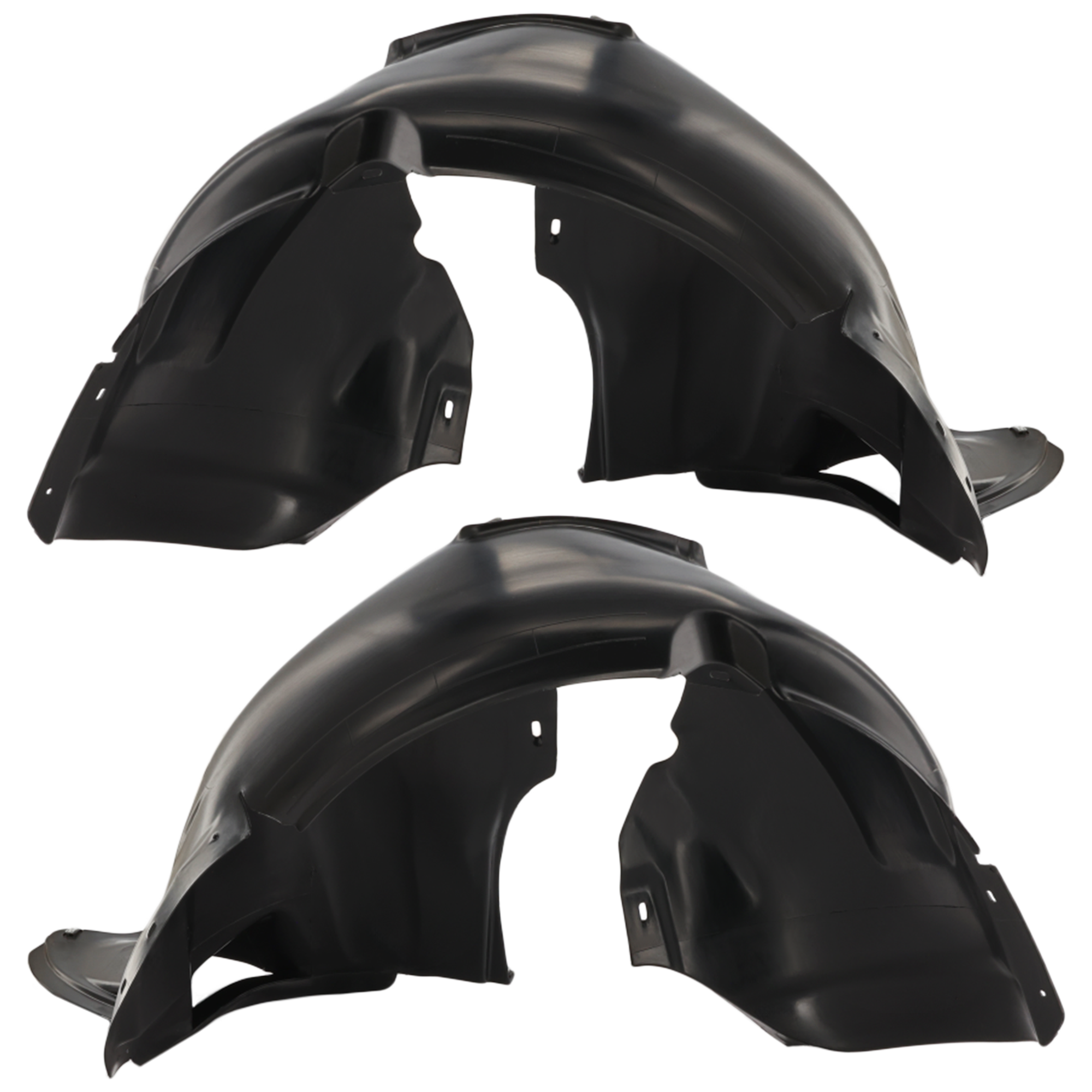 AM TUNDRA 22-23 FRONT FENDER LINER RH AND LH w Spoiler Holes Vacuum Form SKU SET RT22210115 Partslink TO1248254 TO1249254 OEM 538750C100-538760C090