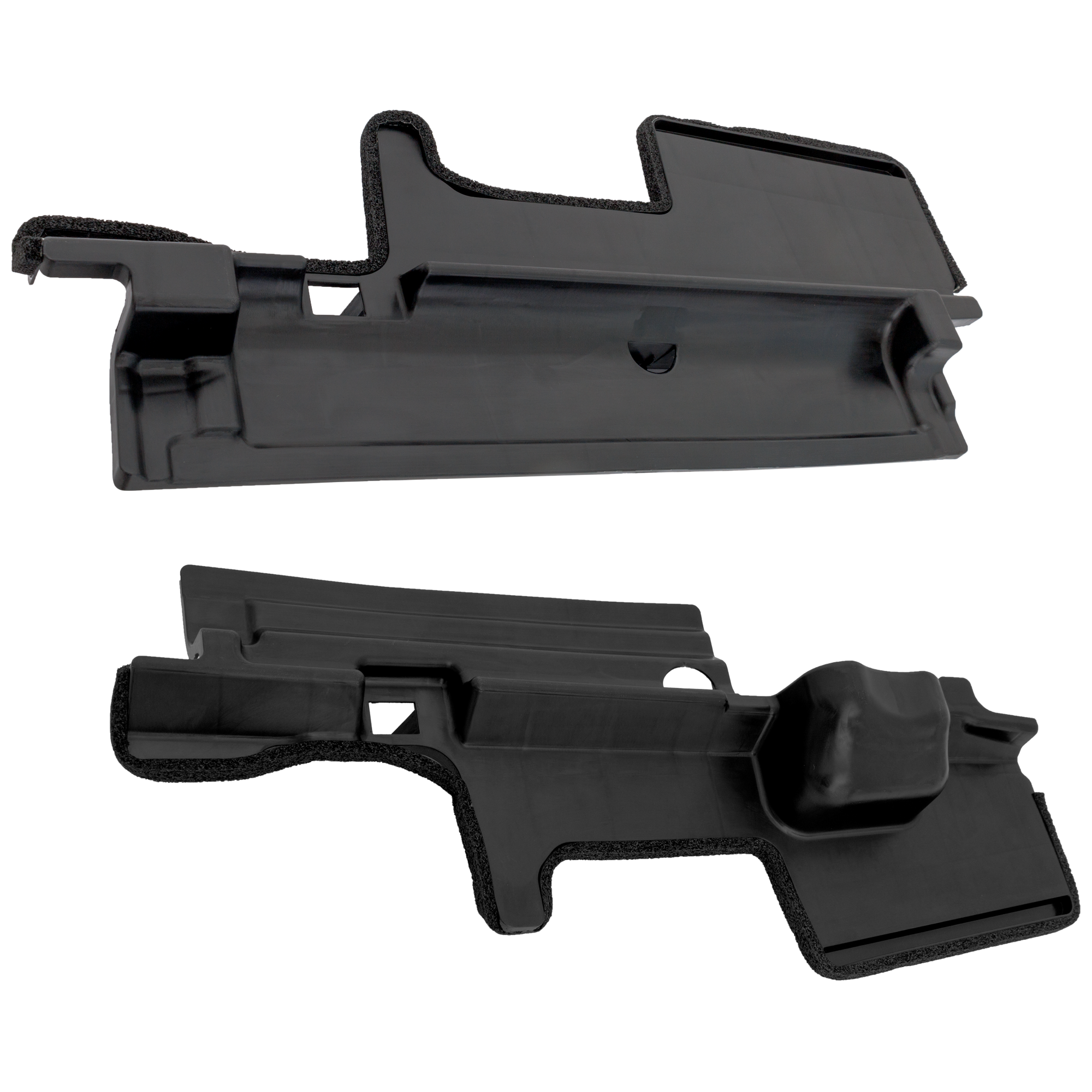 AM CAMRY 12-14 RADIATOR SUPPORT RH AND LH Side Deflector Plastic L LE XLE Models SKU SET RT25050027 Partslink TO1218149 TO1218148 OEM 5329306200-5329406190