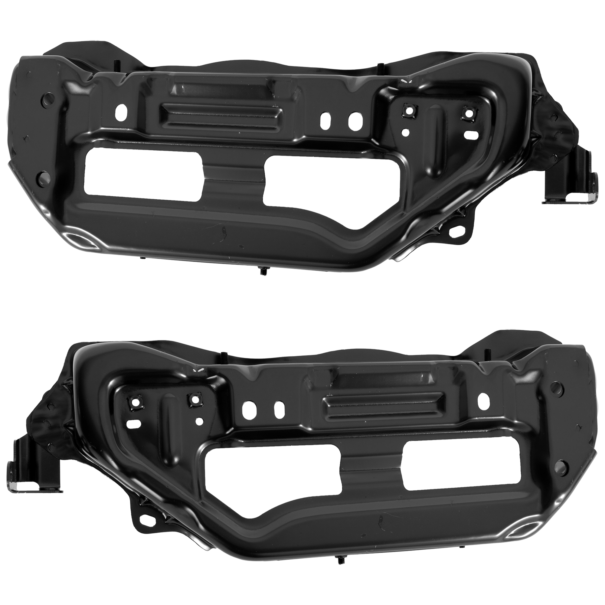 AM YARIS 14-19 RADIATOR SUPPORT RH AND LH Assembly Side Panel Steel France Built Vehicle Hatchback SKU SET RT25050037 Partslink TO1225319 TO1225318 OEM 532020D906-532030D906