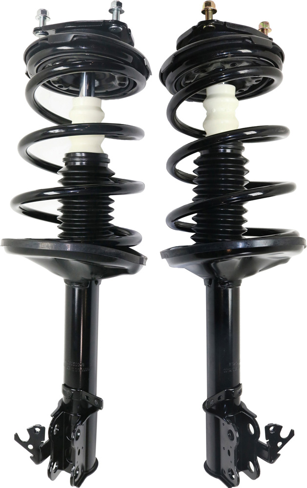 AM RAV4-96-00 FRONT FULLY LOADED STRUT RH AND LH Gas Charged Twin tube 2 Door w 235-60R16 Tires Front Wheel Drive SKU SET RT28050037 OEM 372126-816085-92140596-1331623