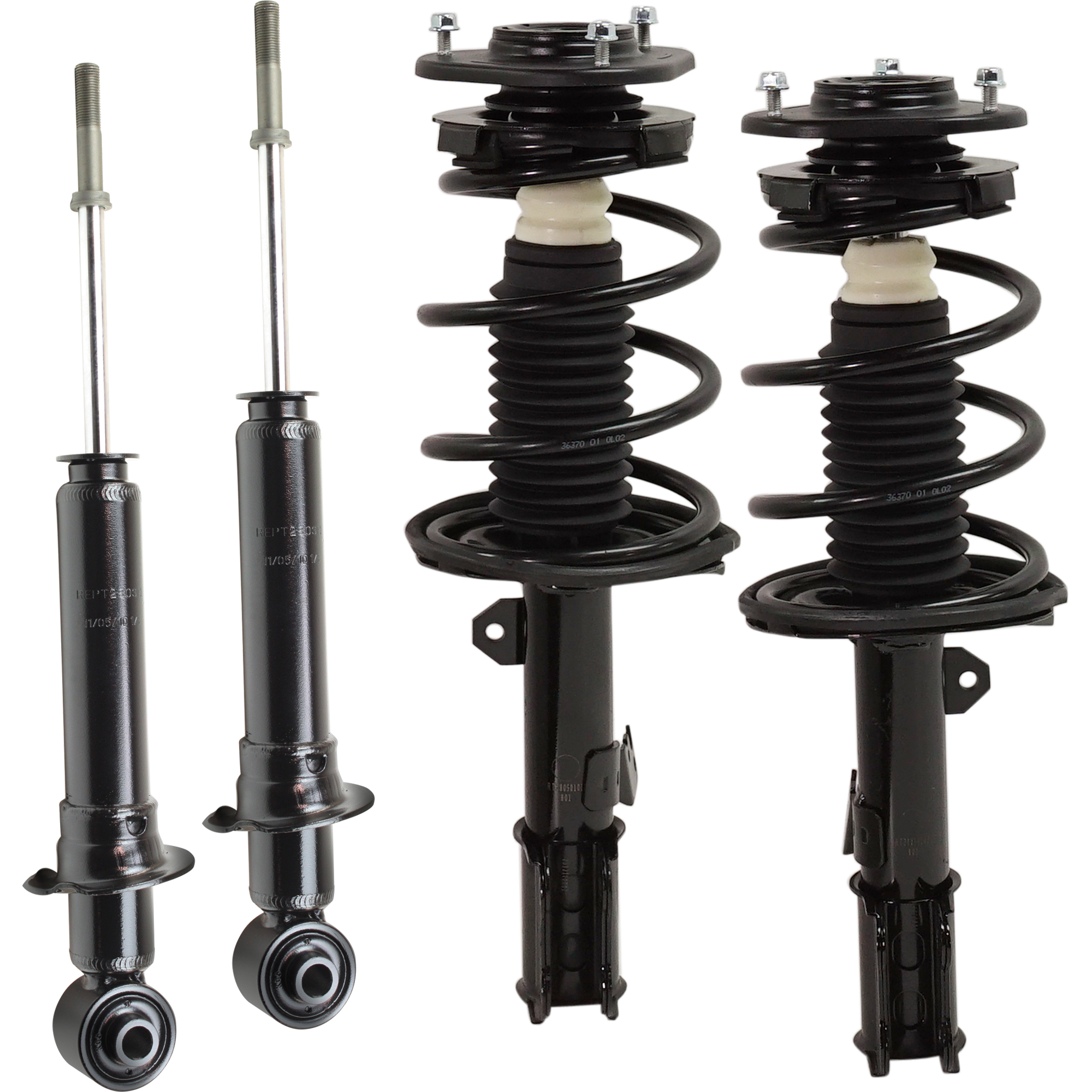 AM CELICA 00-05 FRONT AND REAR SHOCK AND FULLY LOADED STRUT RH AND LH Set of 4 SKU SET RT28050101-4 OEM 272111-272112 G56587-341277-32