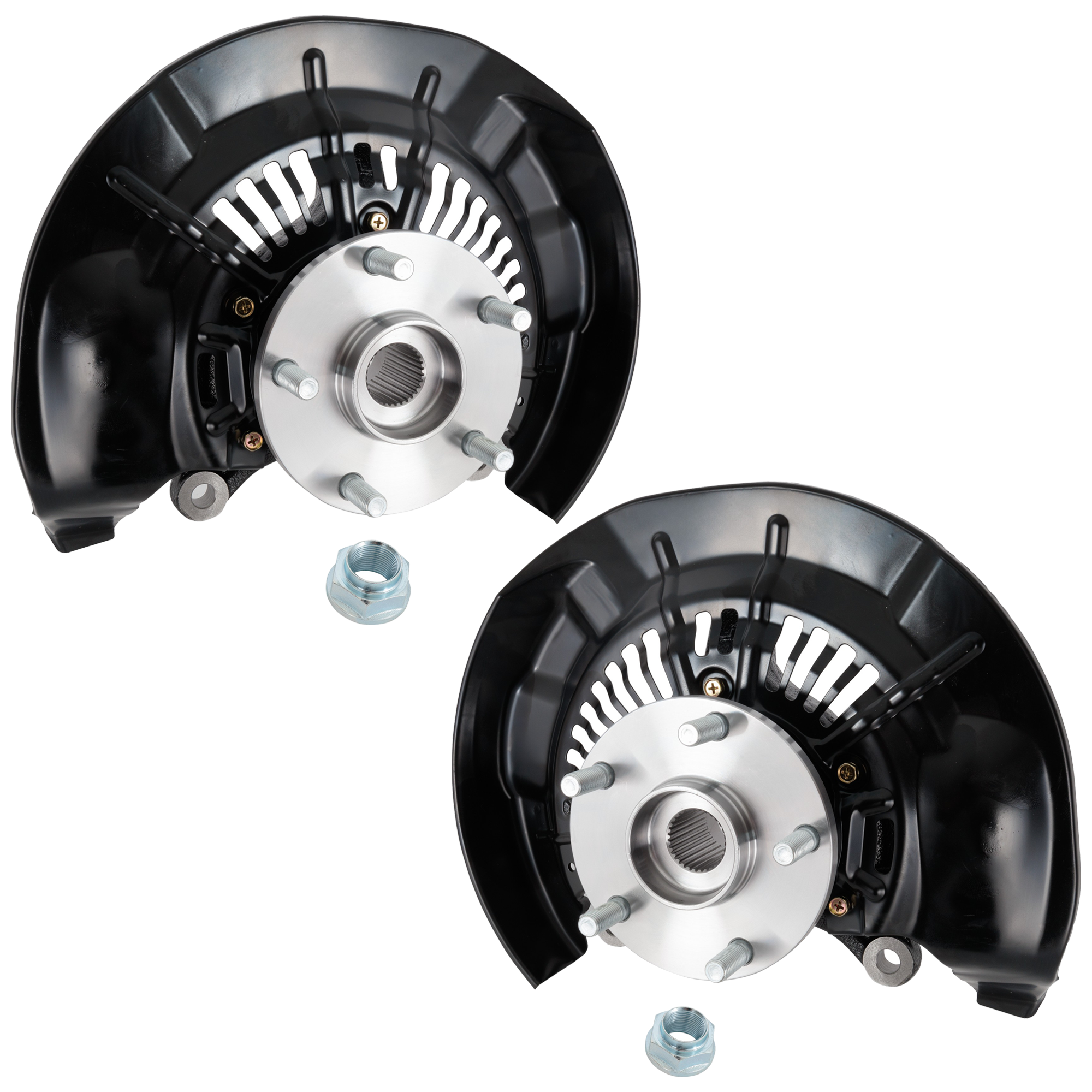 AM HIGHLANDER 08-17 RX350-10-15 FRONT KNUCKLE RH AND LH FWD SKU SET RT28080043 OEM 4770348010-9036945006-432110E0