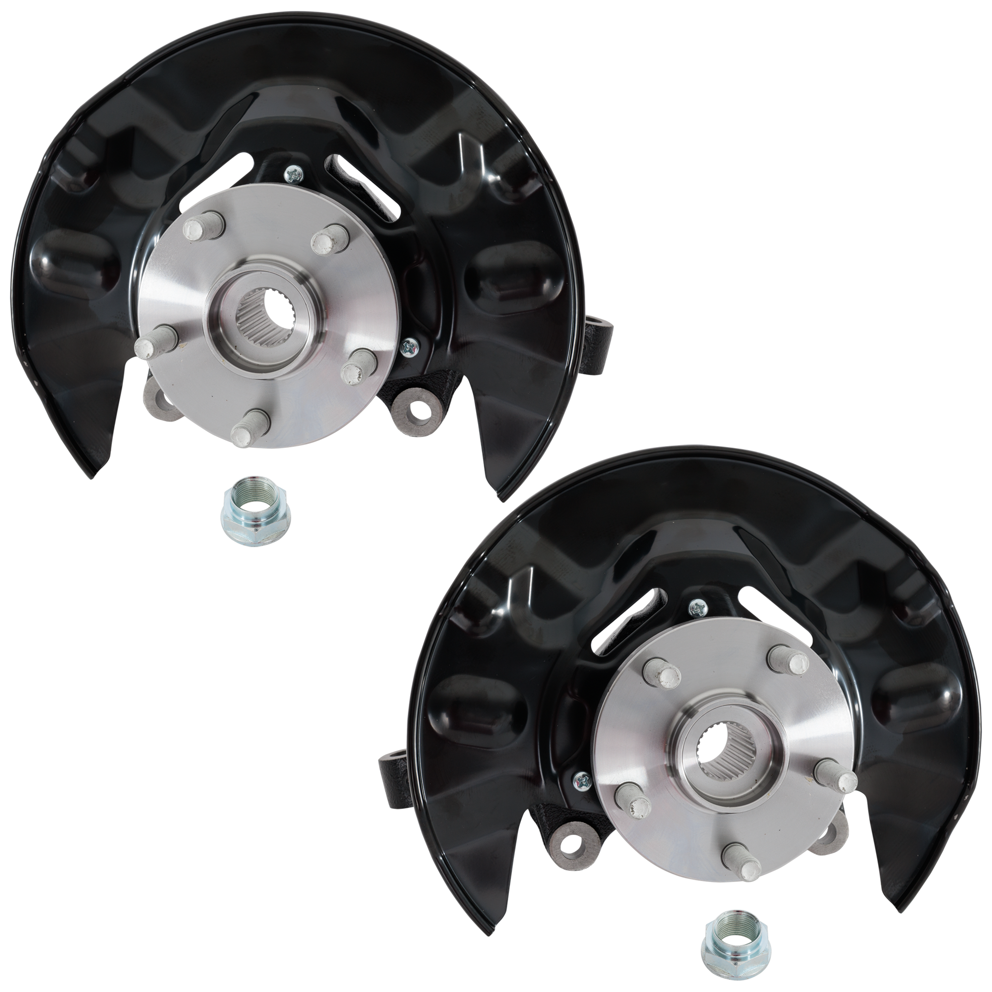 AM MATRIX 03-08 FRONT KNUCKLE RH AND LH Non ABS FWD SKU SET RT28080051 OEM 698384-9691000-4321112430-4350
