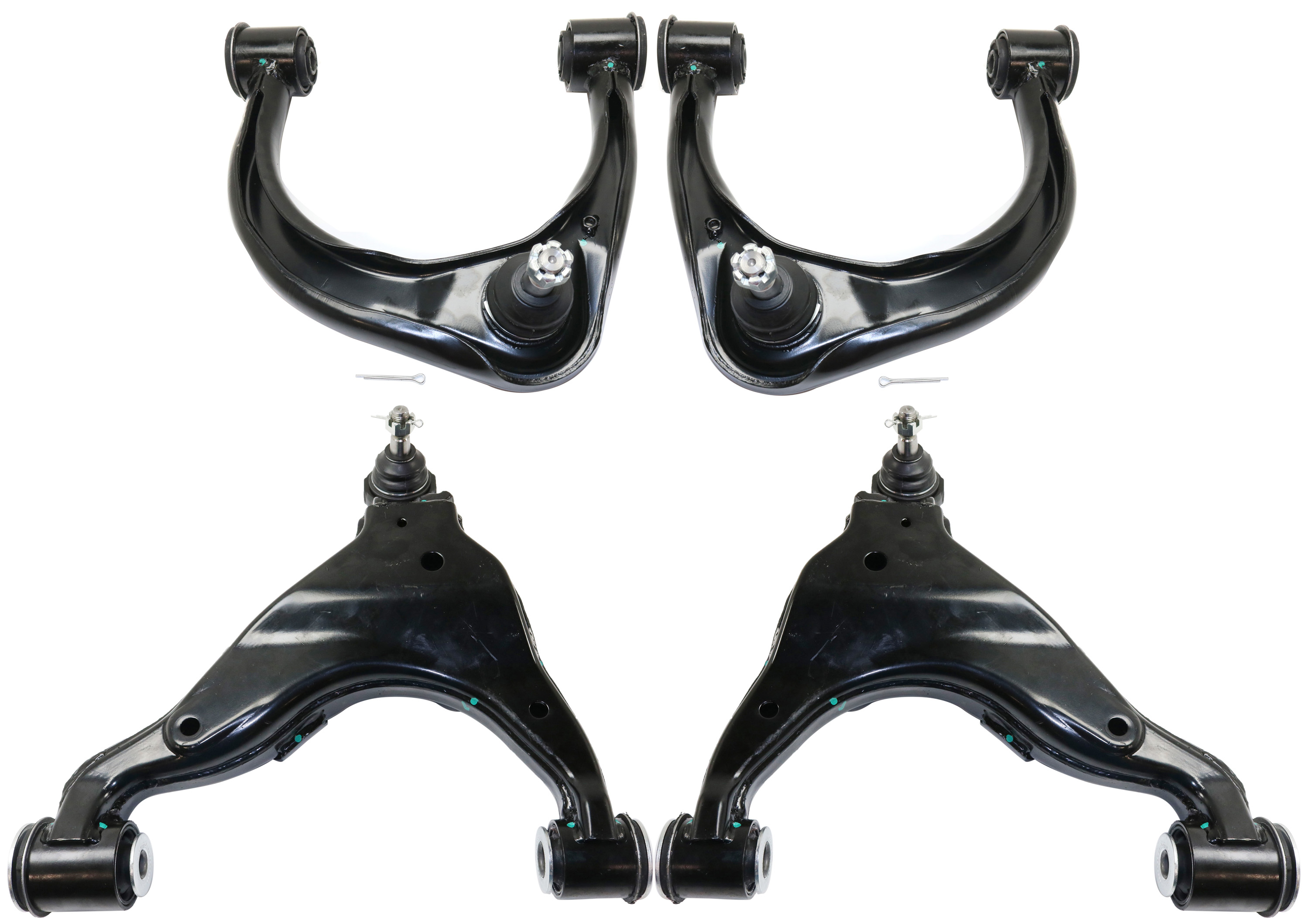 AM TACOMA 05-15 FRONT CONTROL ARM RH Upper and Lower w Ball Joint Set of 4 SKU SET RT28150001-4 OEM 4861004020-4863004020-48068040