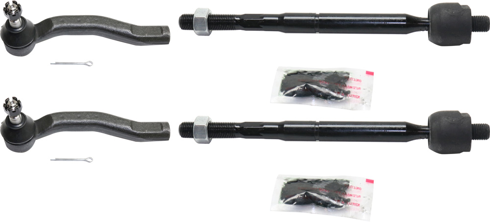 AM YARIS 06-08 FRONT TIE ROD END RH AND LH Inner and Outer SKU SET RT28210011-4 OEM 4504659195-4504759135-45503520