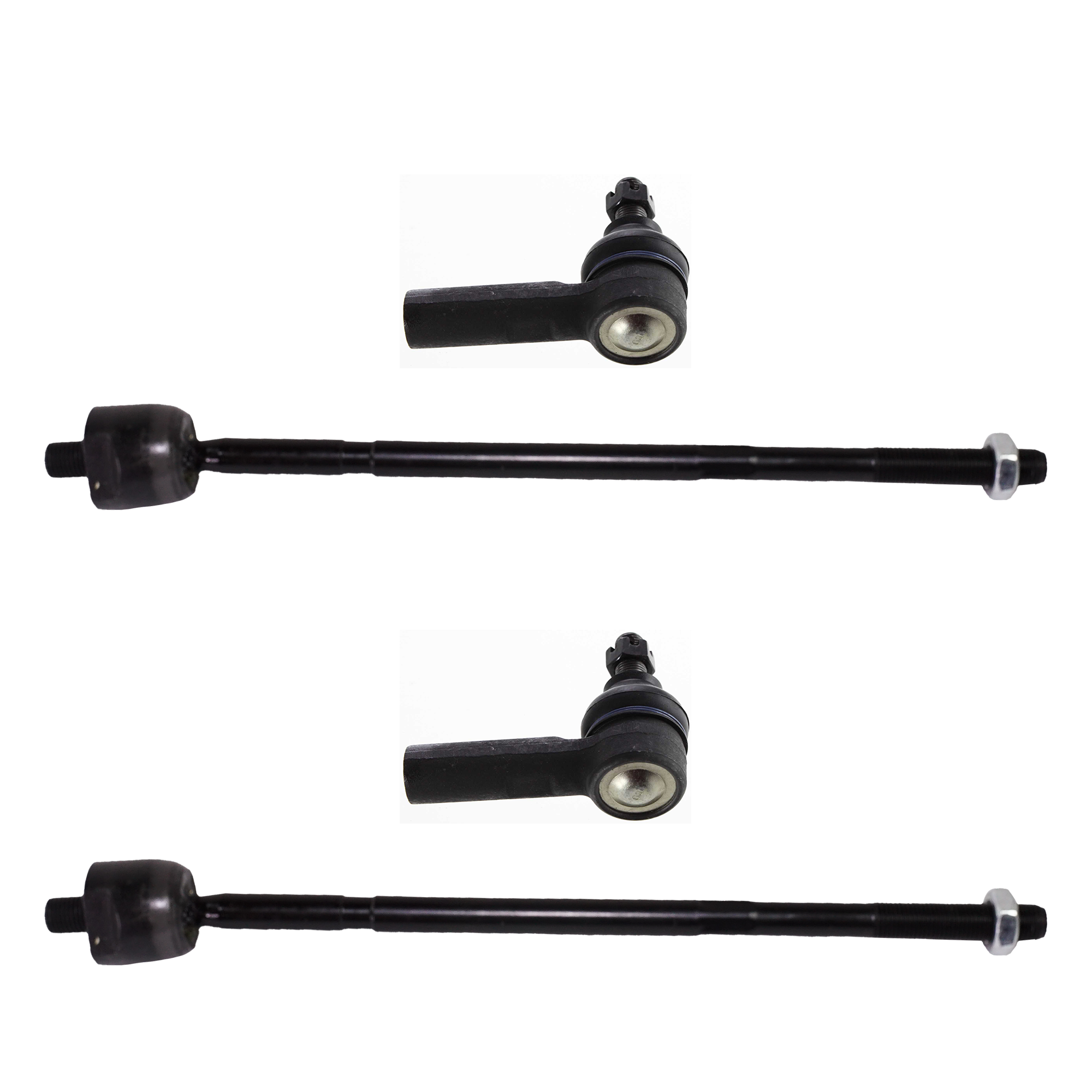 AM CAMRY 87-91 CELICA 86-89 FRONT TIE ROD END RH AND LH Inner and Outer SKU SET RT28210025-4 OEM 356001-1013969-2692693-2692697