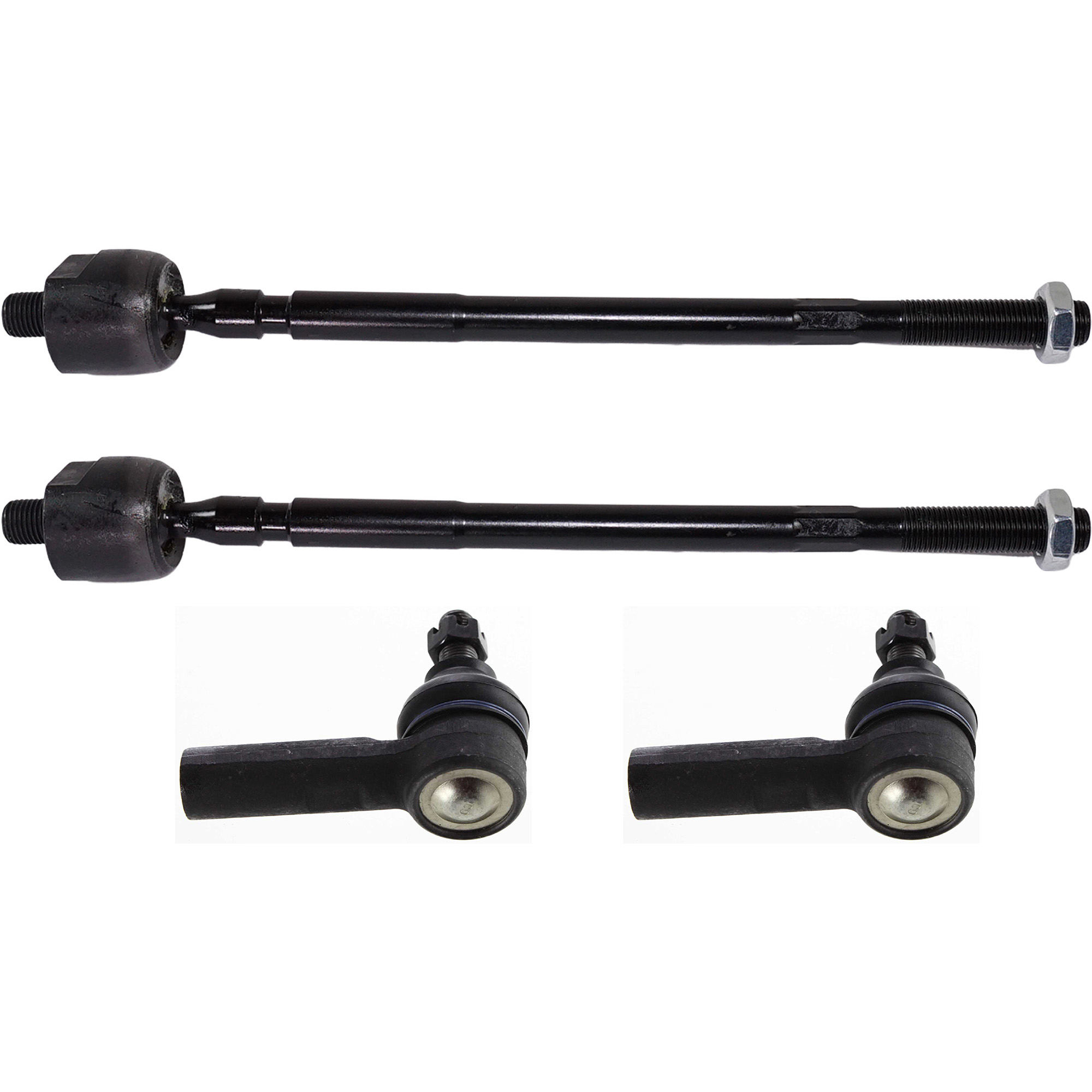 AM COROLLA NOVA 85-88 FRONT TIE ROD RH AND LH Inner and Outer SKU SET RT28210026-4 OEM 356-001-101-396-926-000-000-000-000