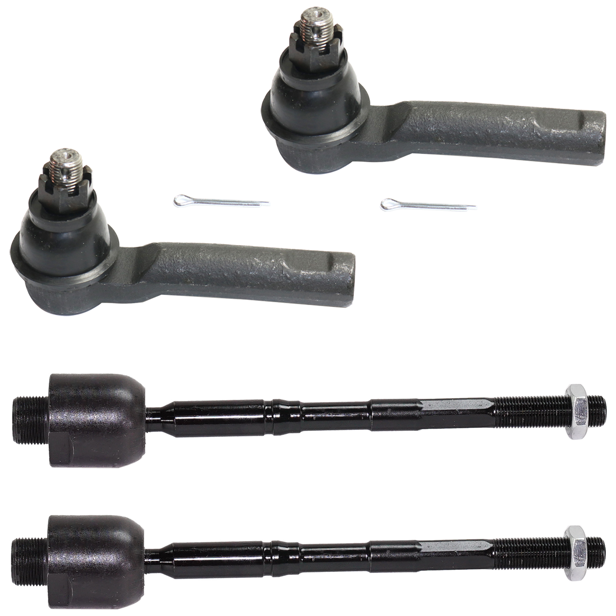 AM 4RUNNER 10-23 FJ CRUISER 10-14 FRONT TIE ROD END RH AND LH Inner and Outer SKU SET RT28210053-4 OEM 4504609340-4550335070
