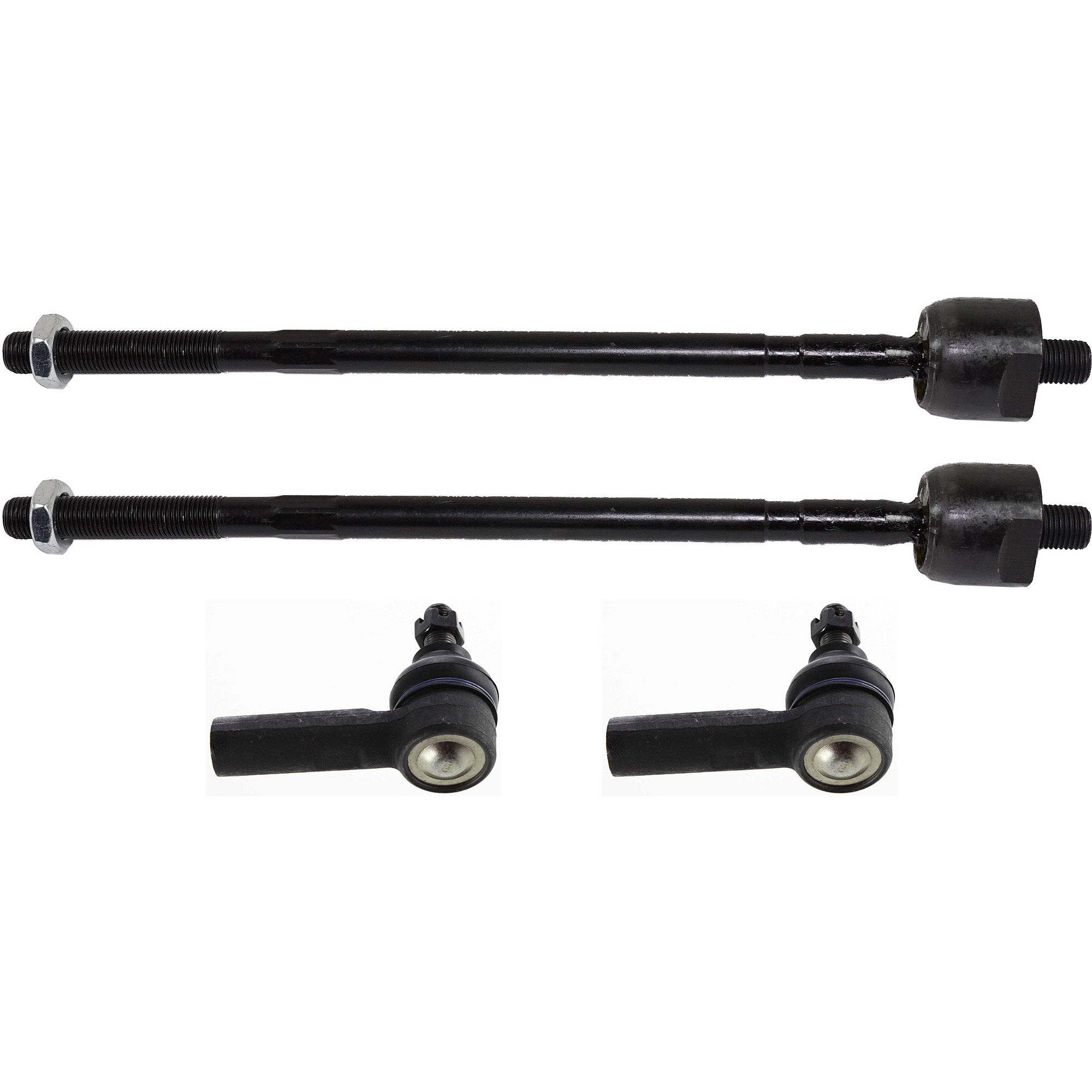 AM COROLLA PRIZM 89-92 FRONT TIE ROD END RH AND LH Inner and Outer SKU SET RT28210065-4 OEM 356001-1013969-2692693-2692697