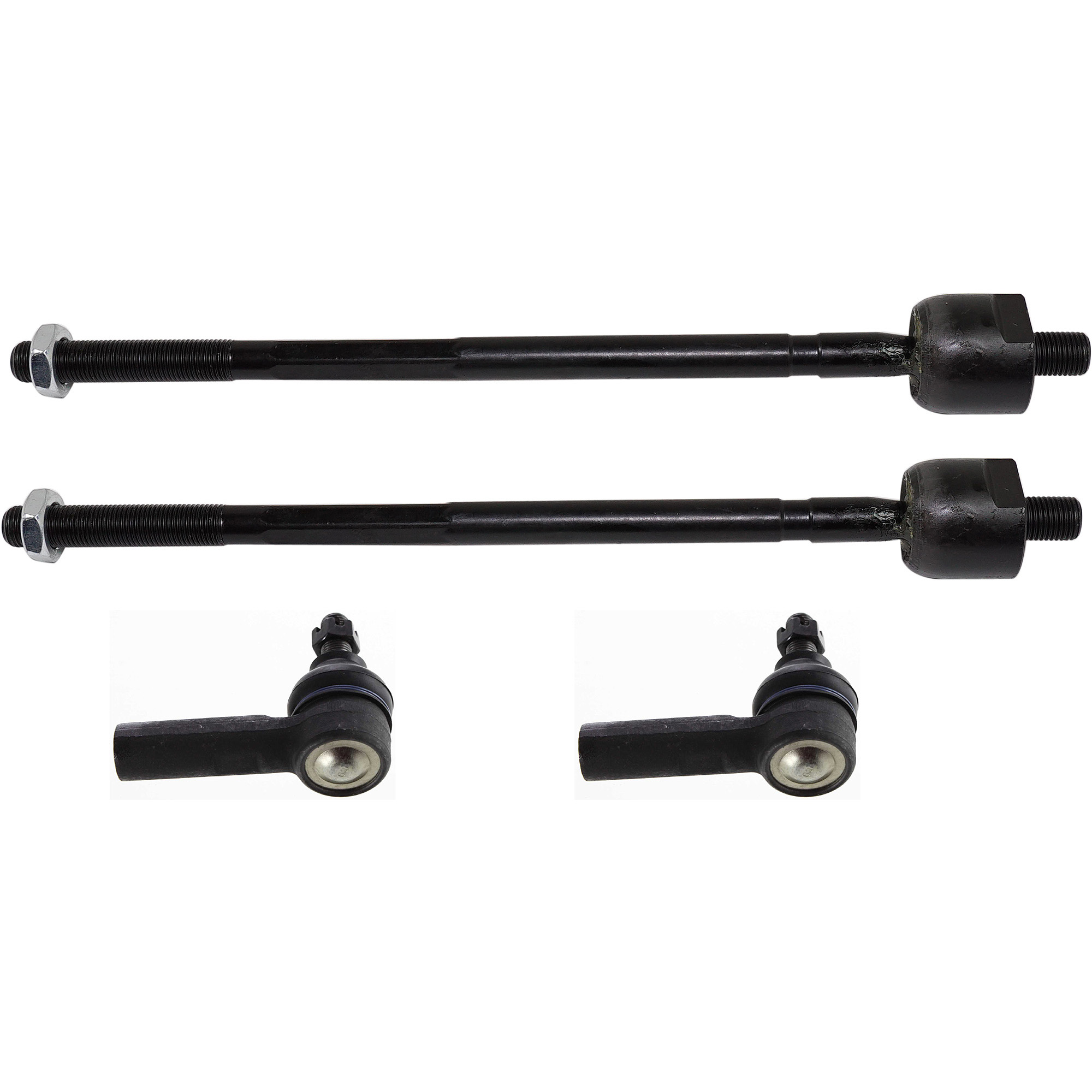 AM COROLLA PRIZM 89-92 FRONT TIE ROD END RH AND LH Inner and Outer SKU SET RT28210066-4 OEM 356001-1013969-2692693-2692697