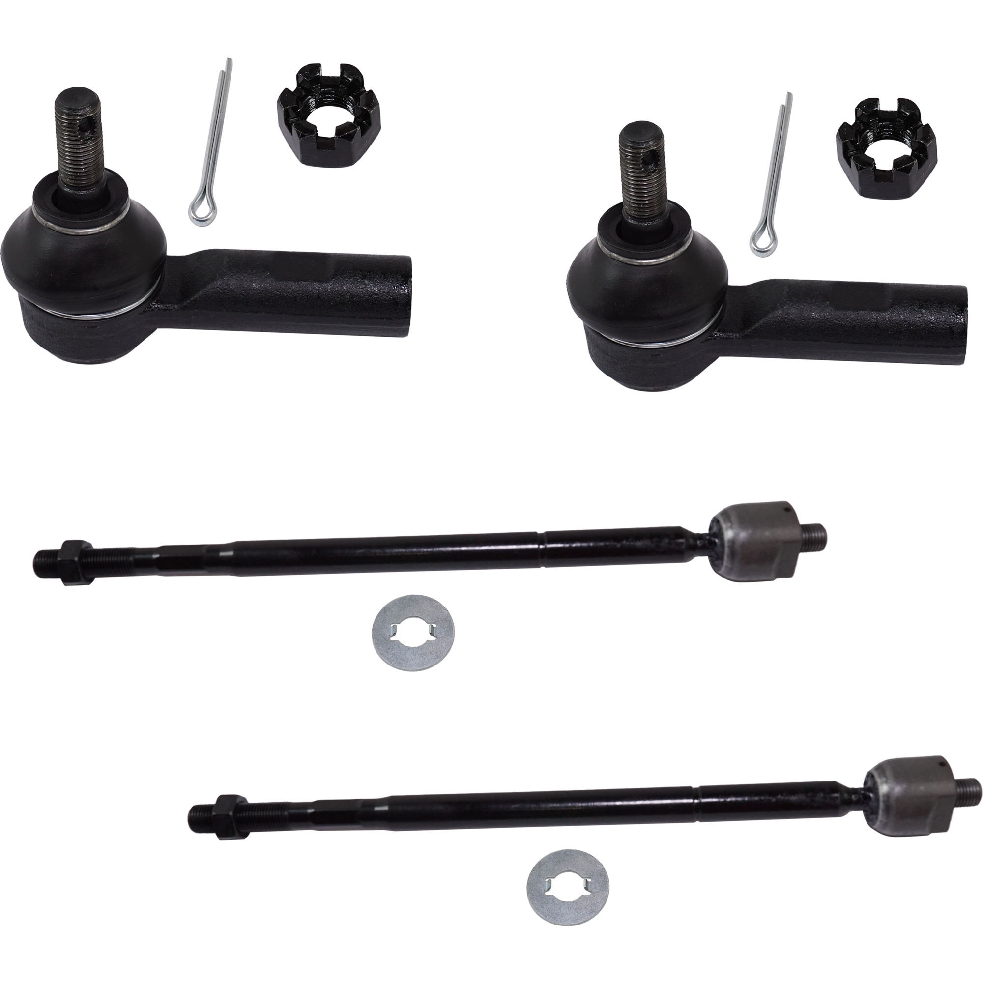AM MATRIX VIBE 03-08 FRONT TIE ROD RH AND LH Inner and Outer Set of 4 SKU SET RT28210074-4 OEM 101-543-026-955-662-000-000-000-000