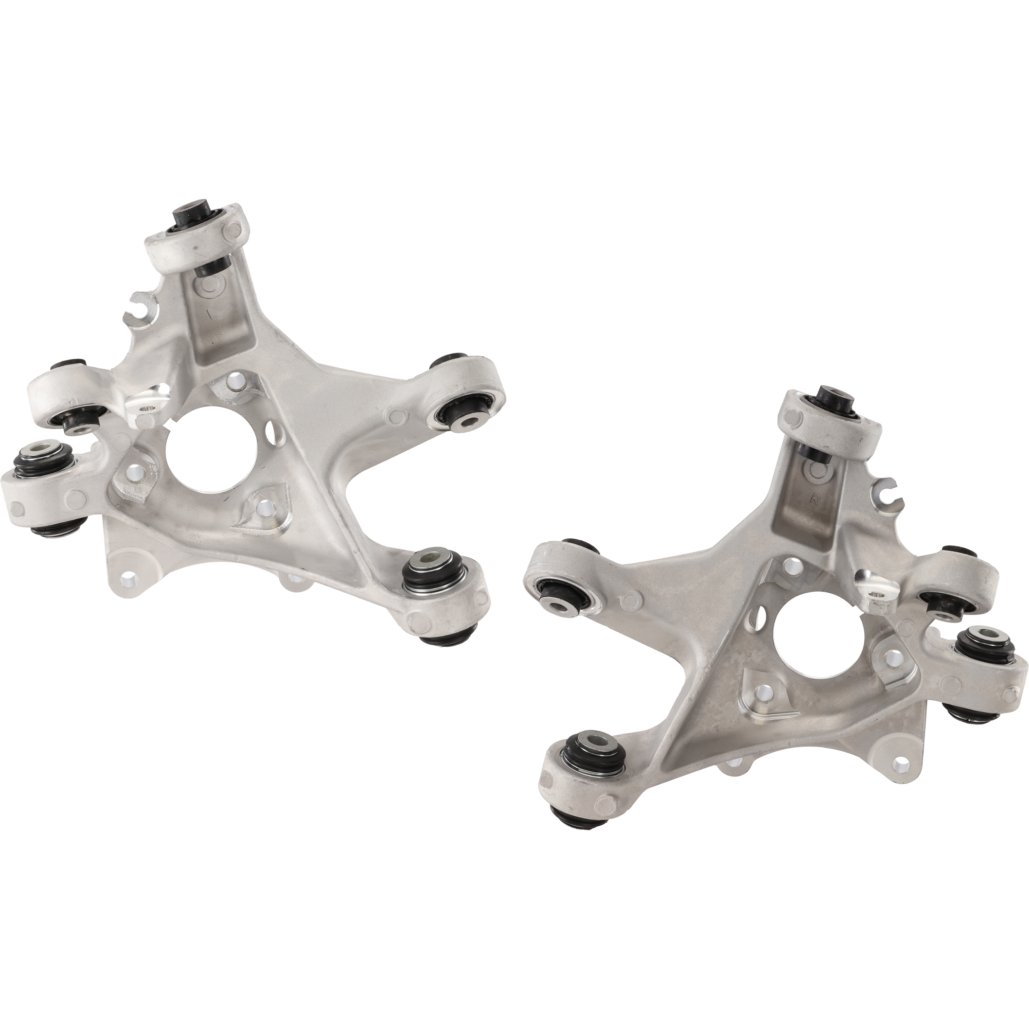 AM MODEL 3-17-23 REAR KNUCKLE RH AND LH Silver Aluminum SKU SET RT28390005 OEM 104441100F 104441600F