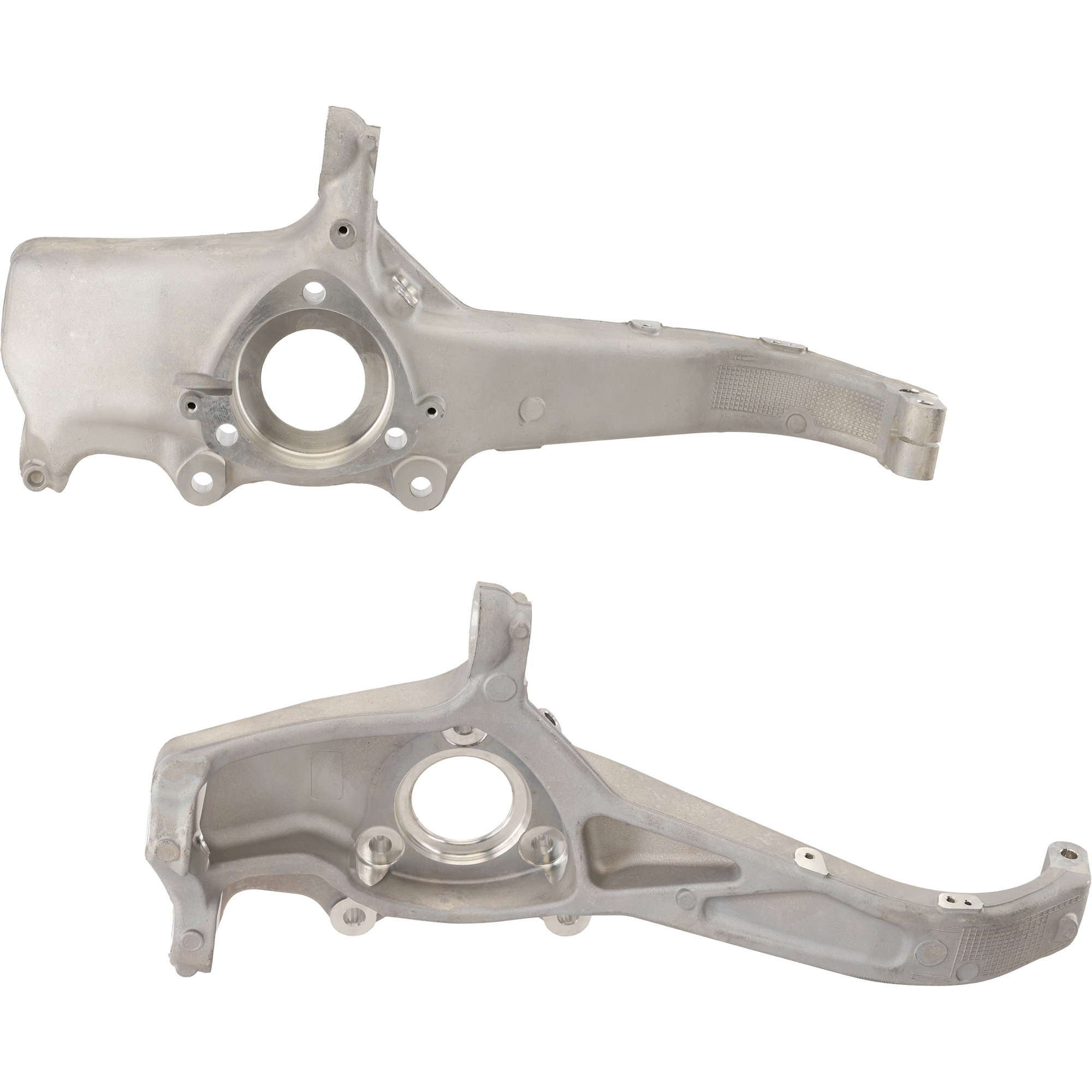 AM MODEL 3-17-23 FRONT KNUCKLE RH AND LH Silver Aluminum SKU SET RT28390011 OEM 104431100E 104431600E