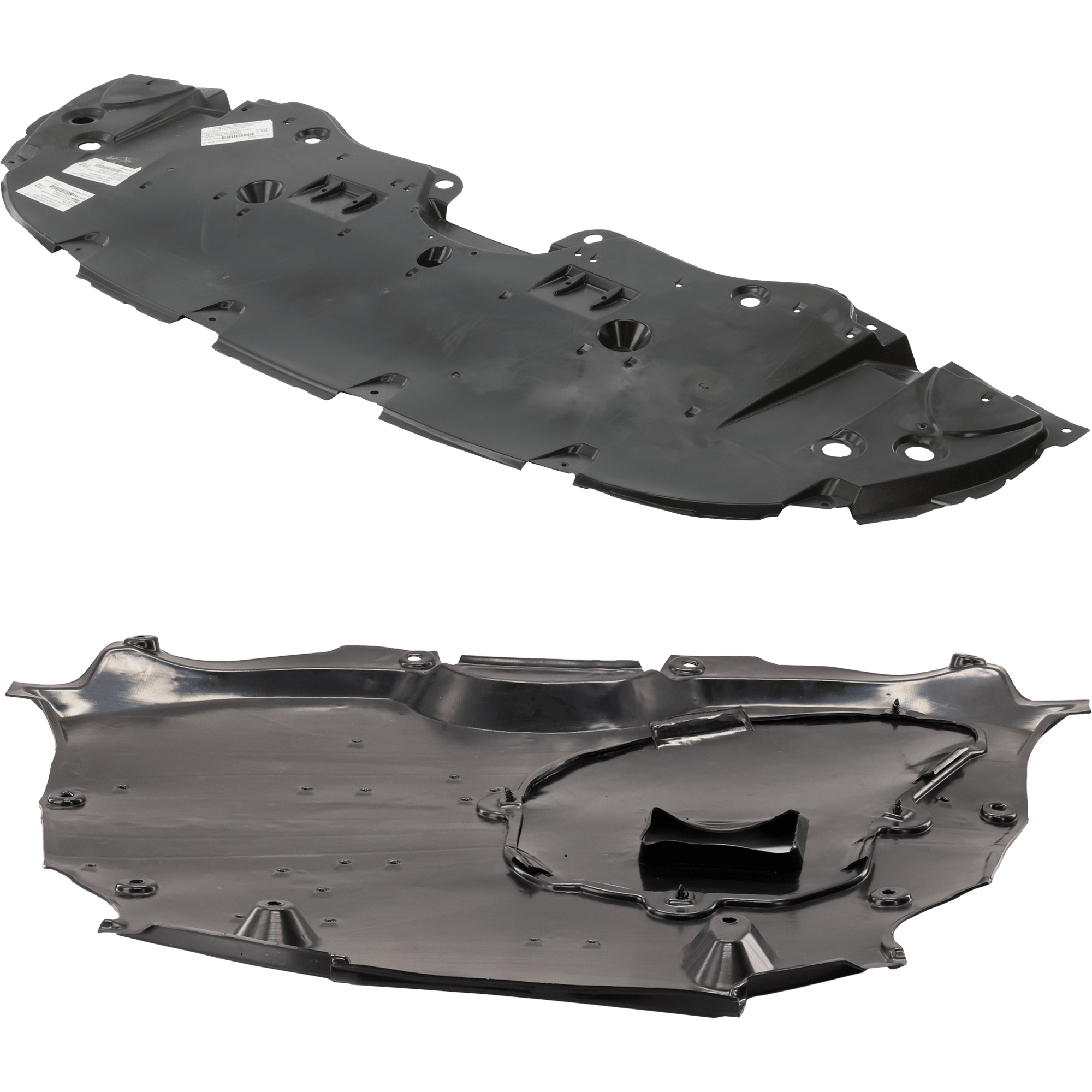 AM CAMRY 18-24 FRONT AND REAR ENGINE SPLASH SHIELD Under Cover Assembly Injection Form North America Built Vehicle 2.5L Eng. w o Insulation Foam SKU SET RT31010021