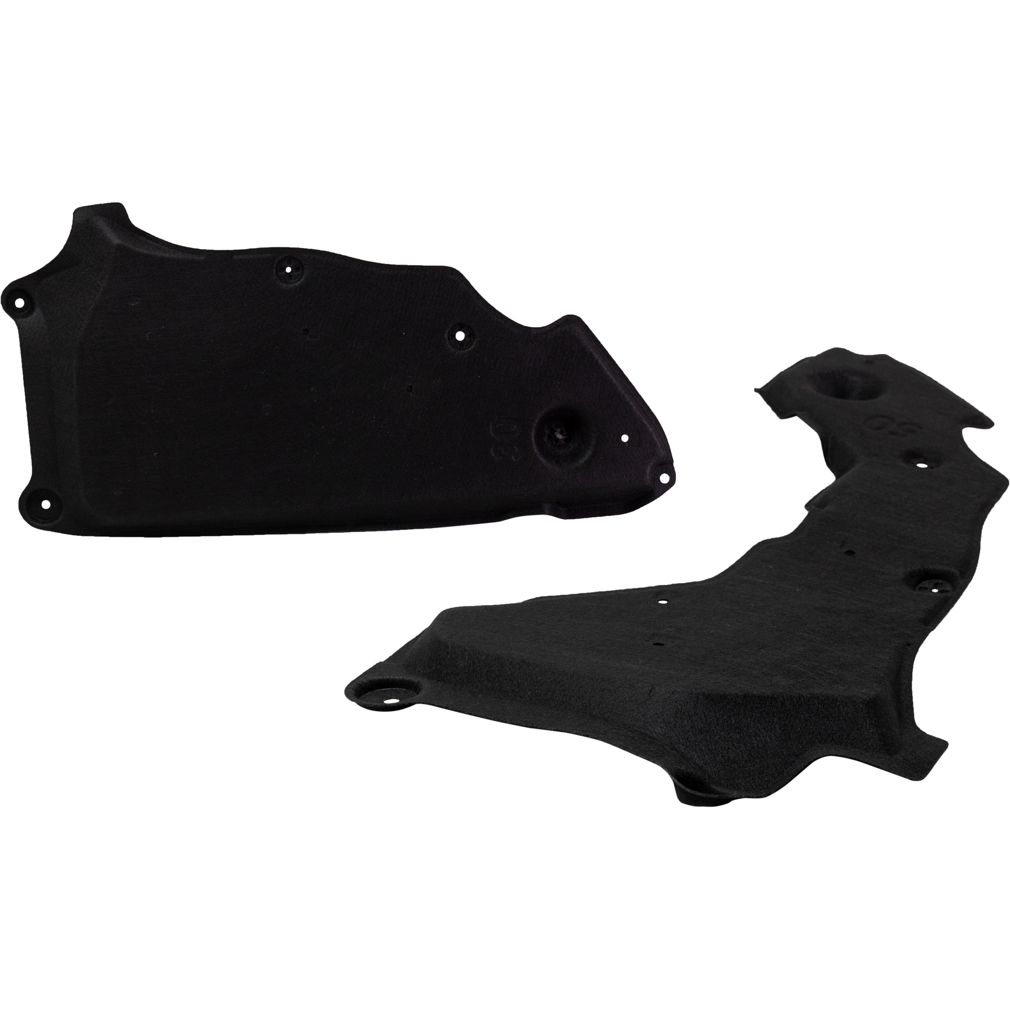 AM HIGHLANDER 20-20 ENGINE SPLASH SHIELD RH AND LH Under Cover Rear AWD Exc. Hybrid Models SKU SET RT31010037 Partslink TO1228276 TO1228277 OEM 514430E080-514440E060