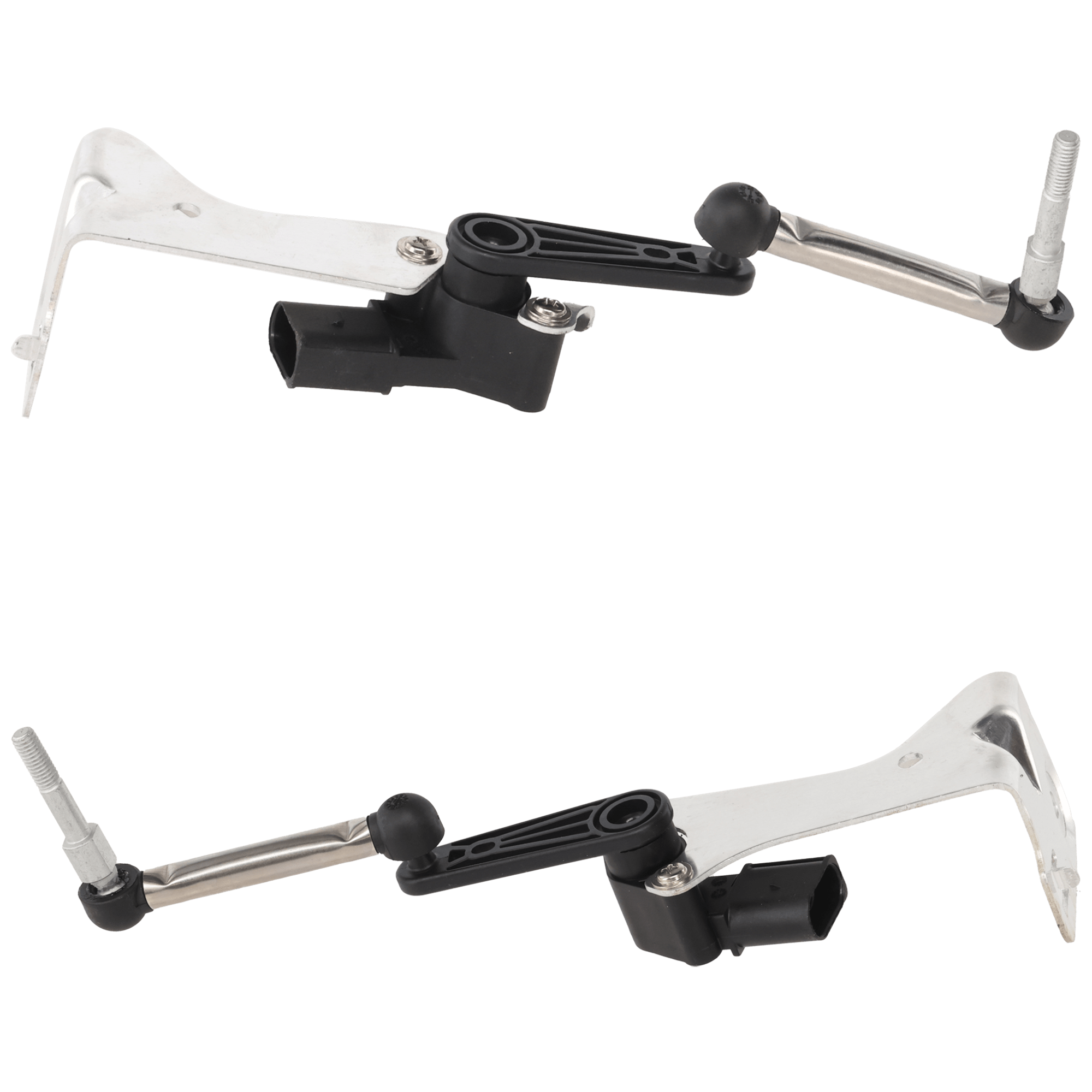 AM MODEL S 12-21 MODEL X 16-21 REAR SUSPENSION RIDE HEIGHT SENSOR RH AND LH w Bracket SKU SET RT32850007 OEM 102797100A 102797600A