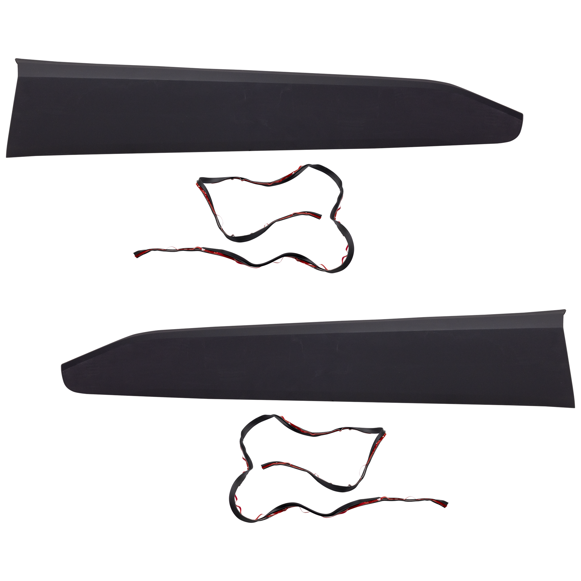 AM C HR 18-22 FRONT DOOR MOLDING RH AND LH Assembly Lower Japan Built Vehicle SKU SET RT46170001 Partslink TO1305110 TO1304110 OEM 7507310010-7507410010