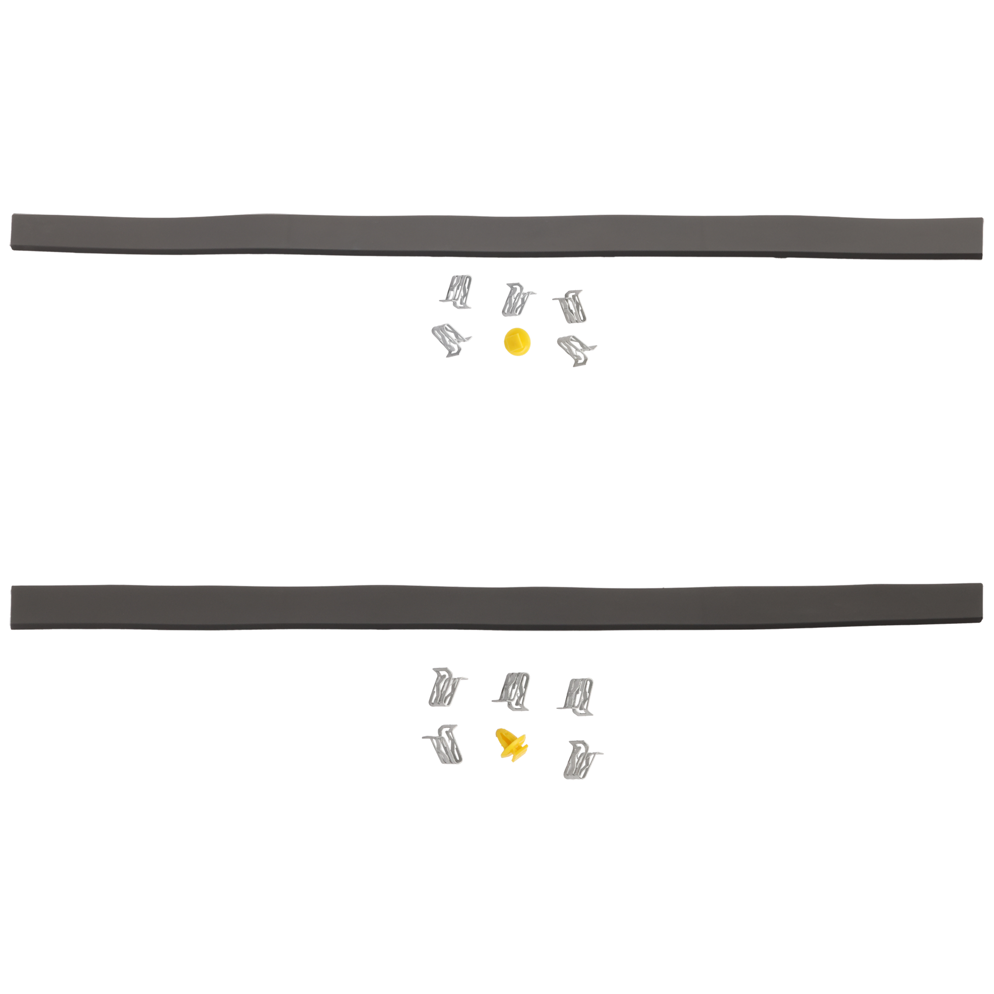 AM MODEL X 16-21 FRONT DOOR MOLDING RH AND LH Lower Black SKU SET RT46170009 OEM 103520100D 103520200D
