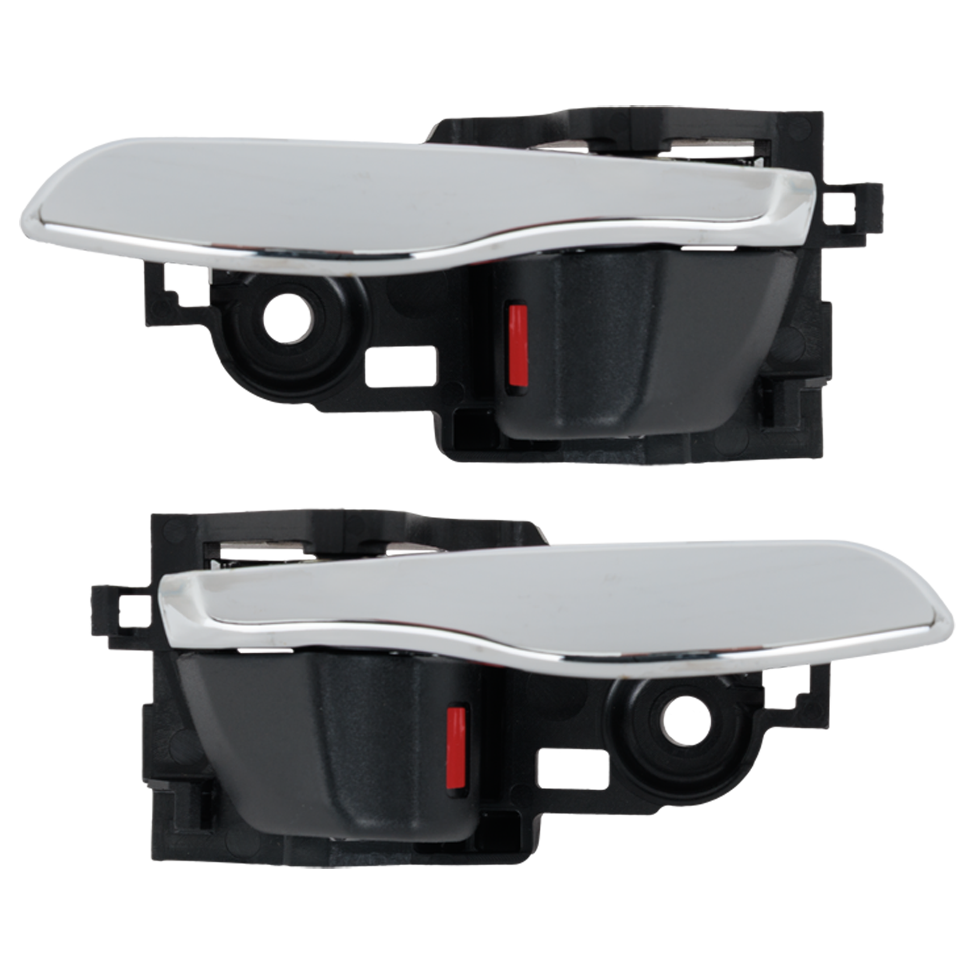 AM PRIUS 16-22 PRIUS PRIME 17-22 FRONT INTERIOR DOOR HANDLE RH AND LH Chrome Lever + Textured Black Housing =REAR SKU SET RT46210021 OEM 6920547070C0-6920647070C0
